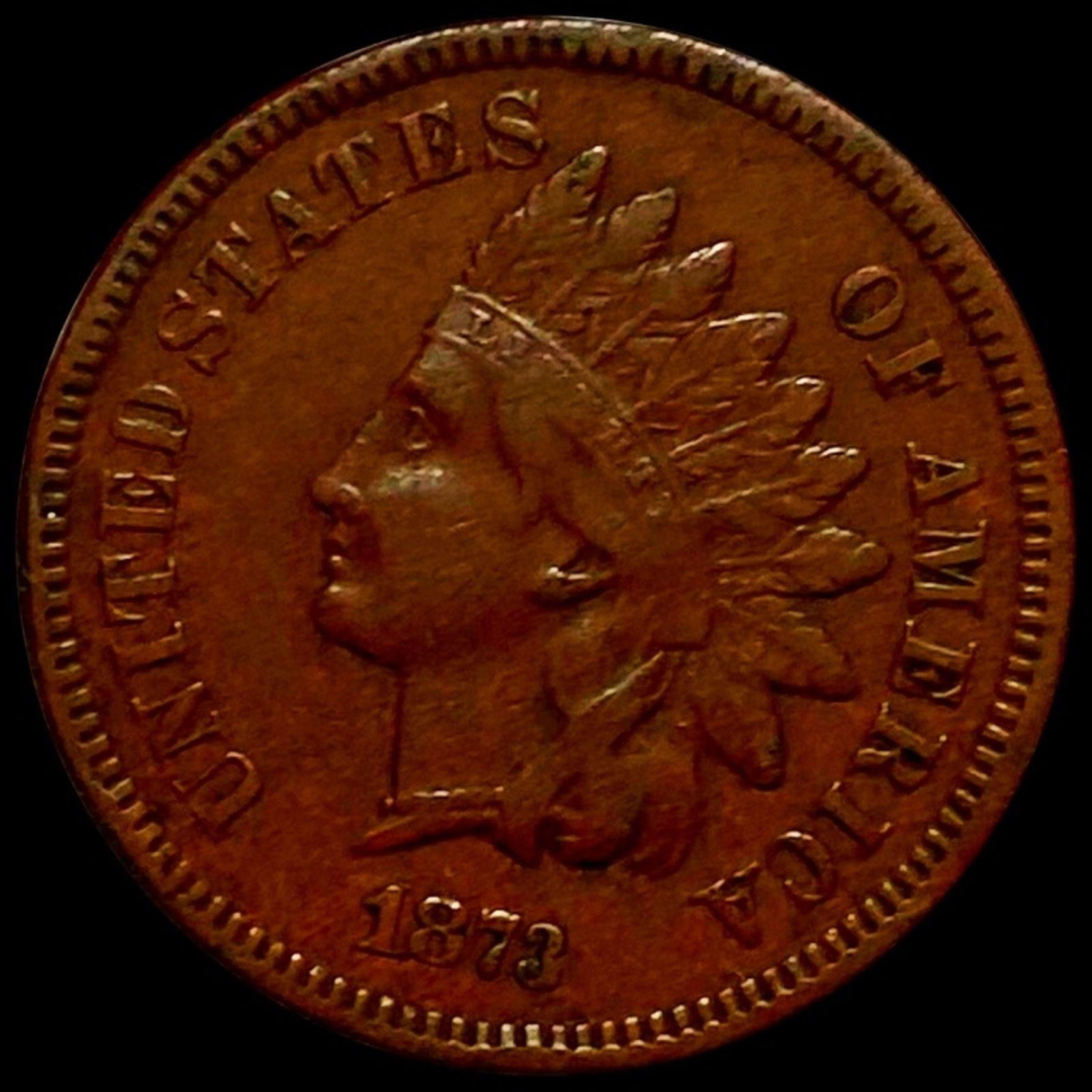 1873 Indian Head Penny LIGHTLY CIRCULATED (1 of 2)