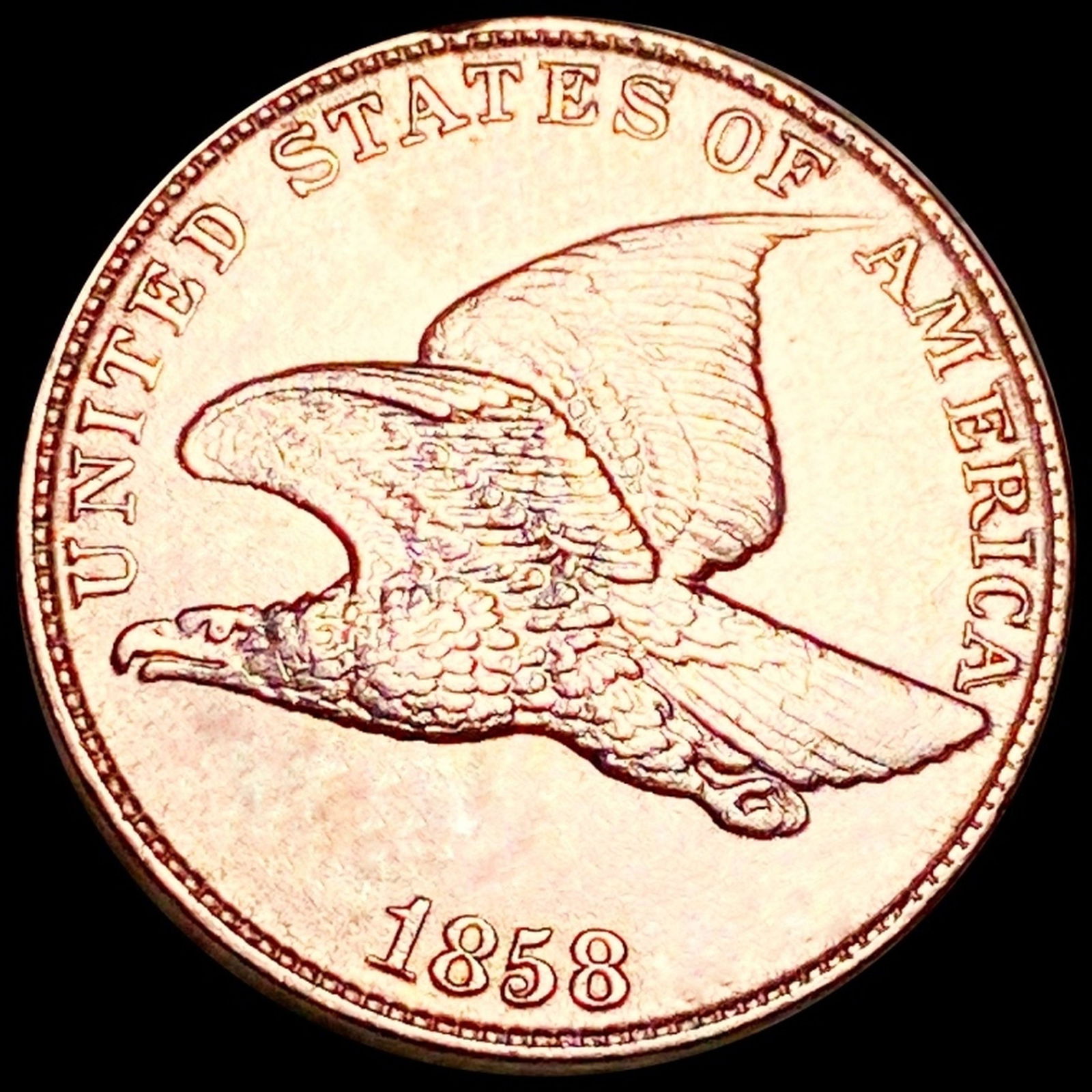 1858 Flying Eagle Cent UNCIRCULATED (1 of 2)
