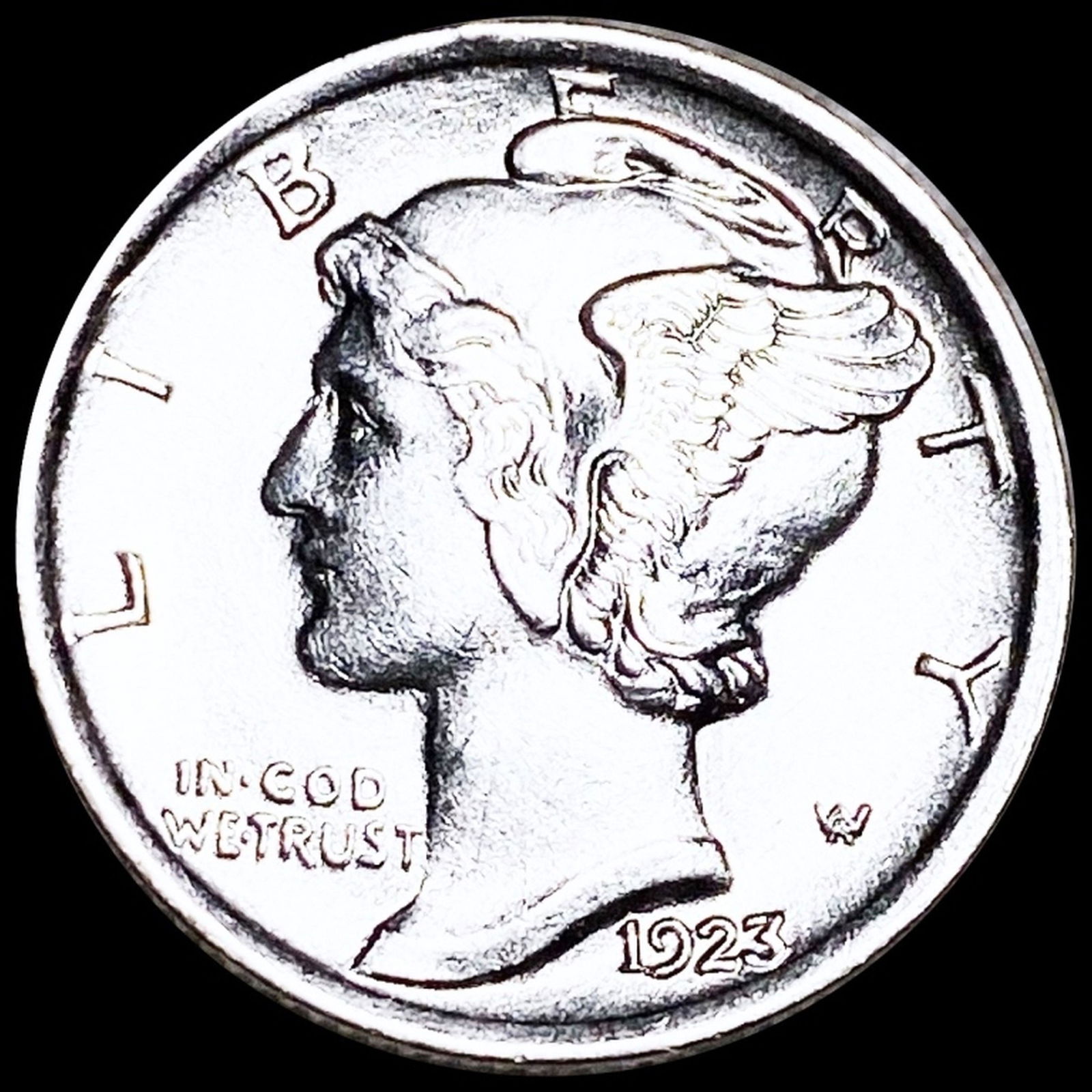 1923 Mercury Silver Dime UNCIRCULATED (1 of 2)