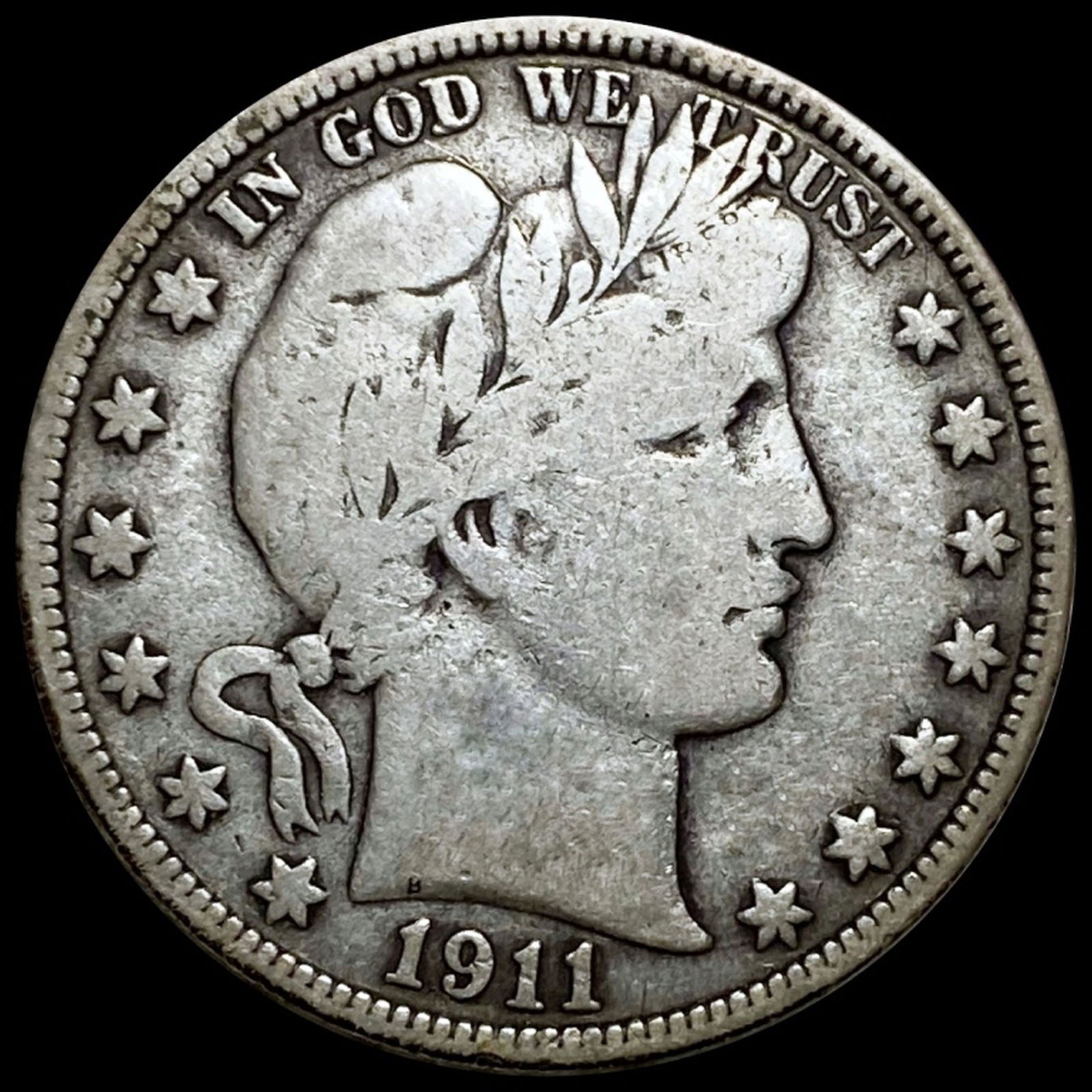 1911 Barber Half Dollar NICELY CIRCULATED (1 of 2)