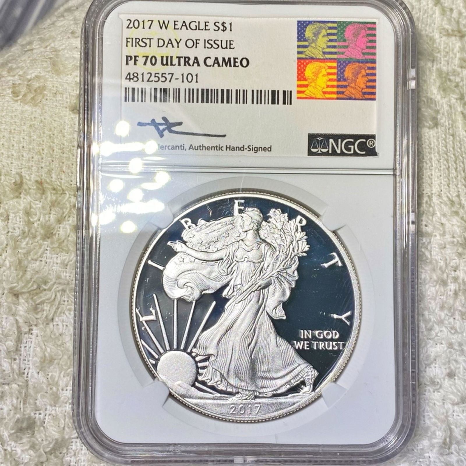 2017-W Silver Eagle NGC - PF 70 ULTRA CAMEO (1 of 2)