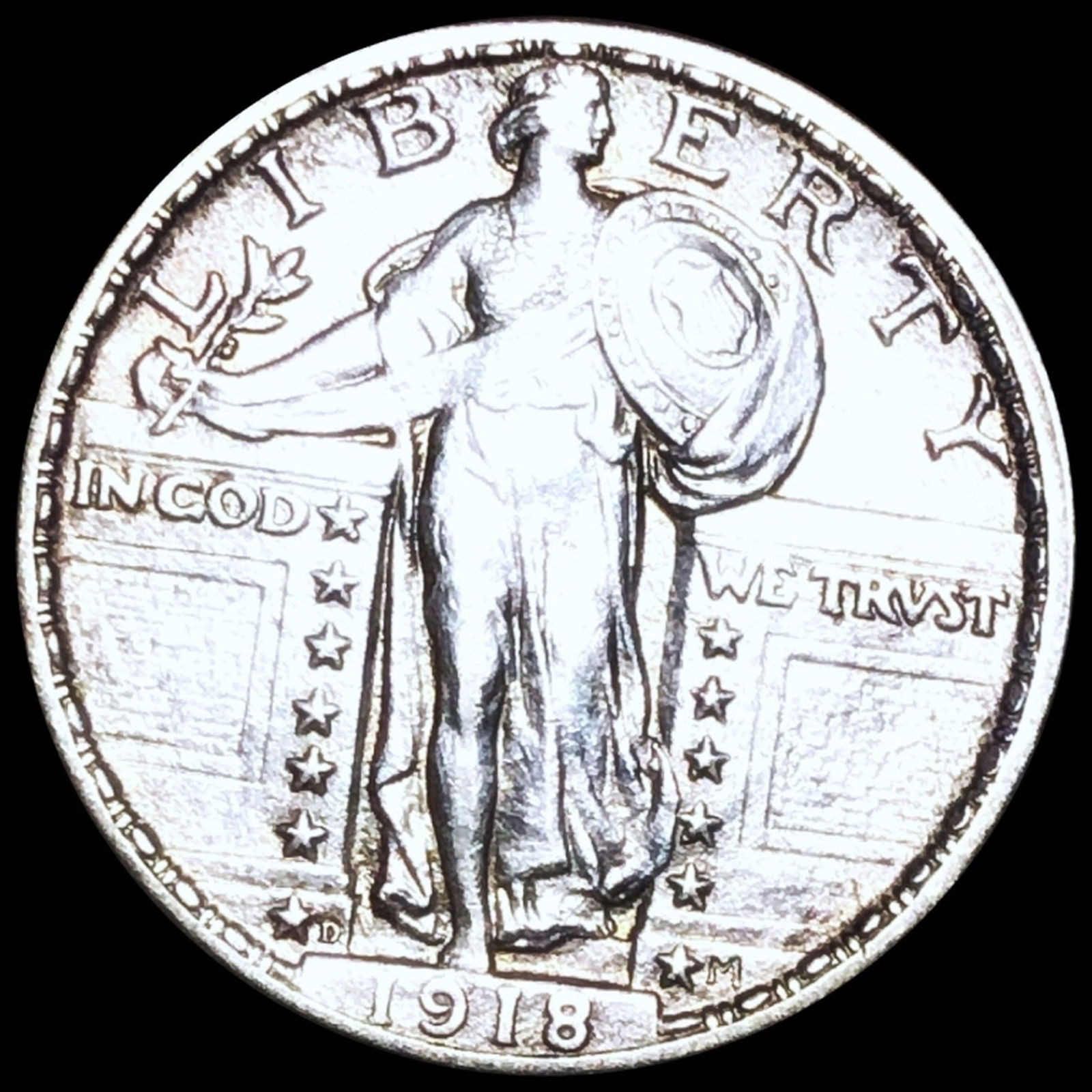 1918-D Standing Liberty Quarter UNCIRCULATED (1 of 2)