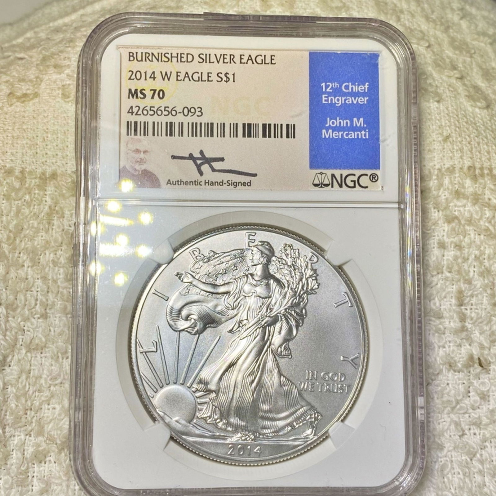 2014-W Silver Eagle NGC - MS70 (1 of 2)