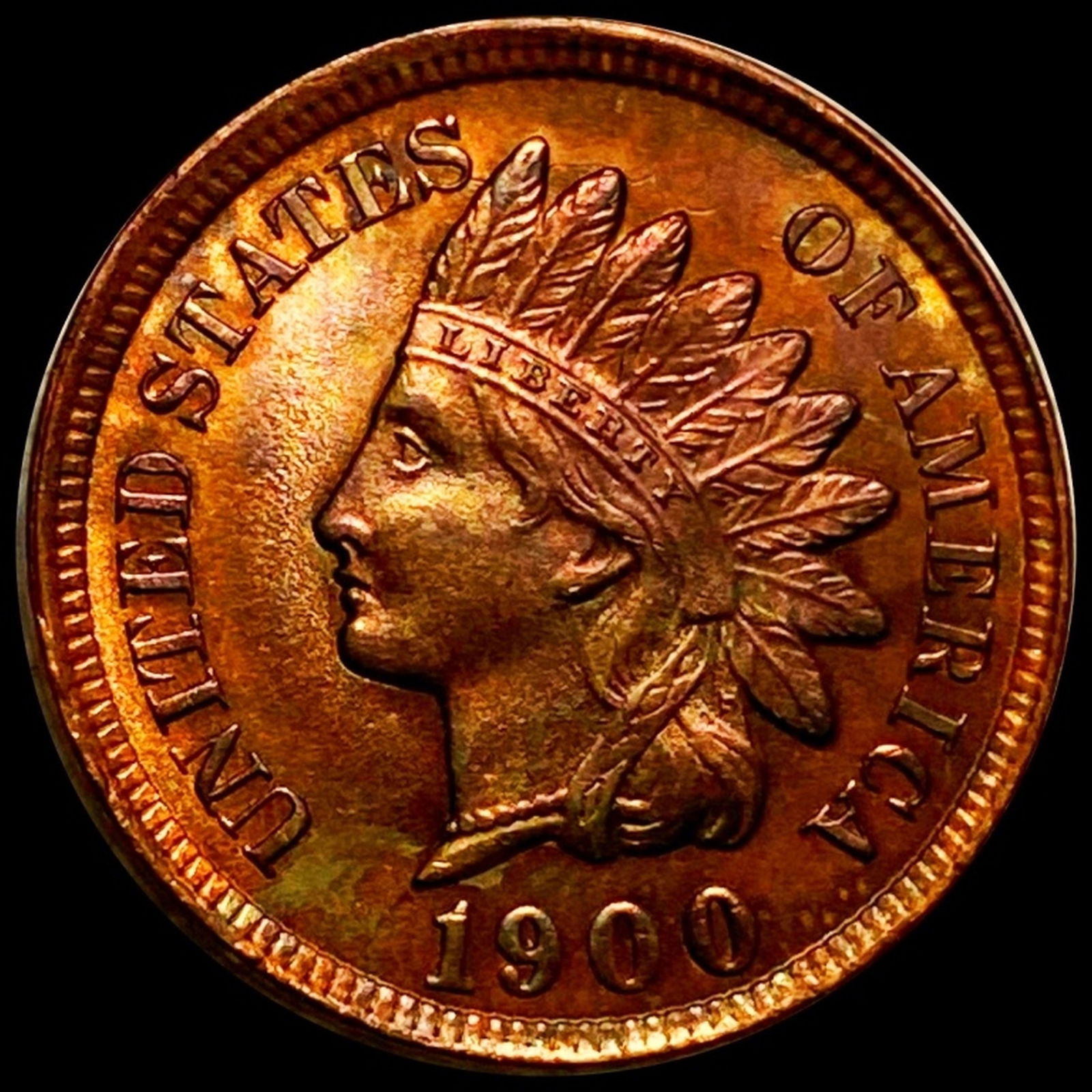 1900 Indian Head Penny UNCIRCULATED (1 of 2)