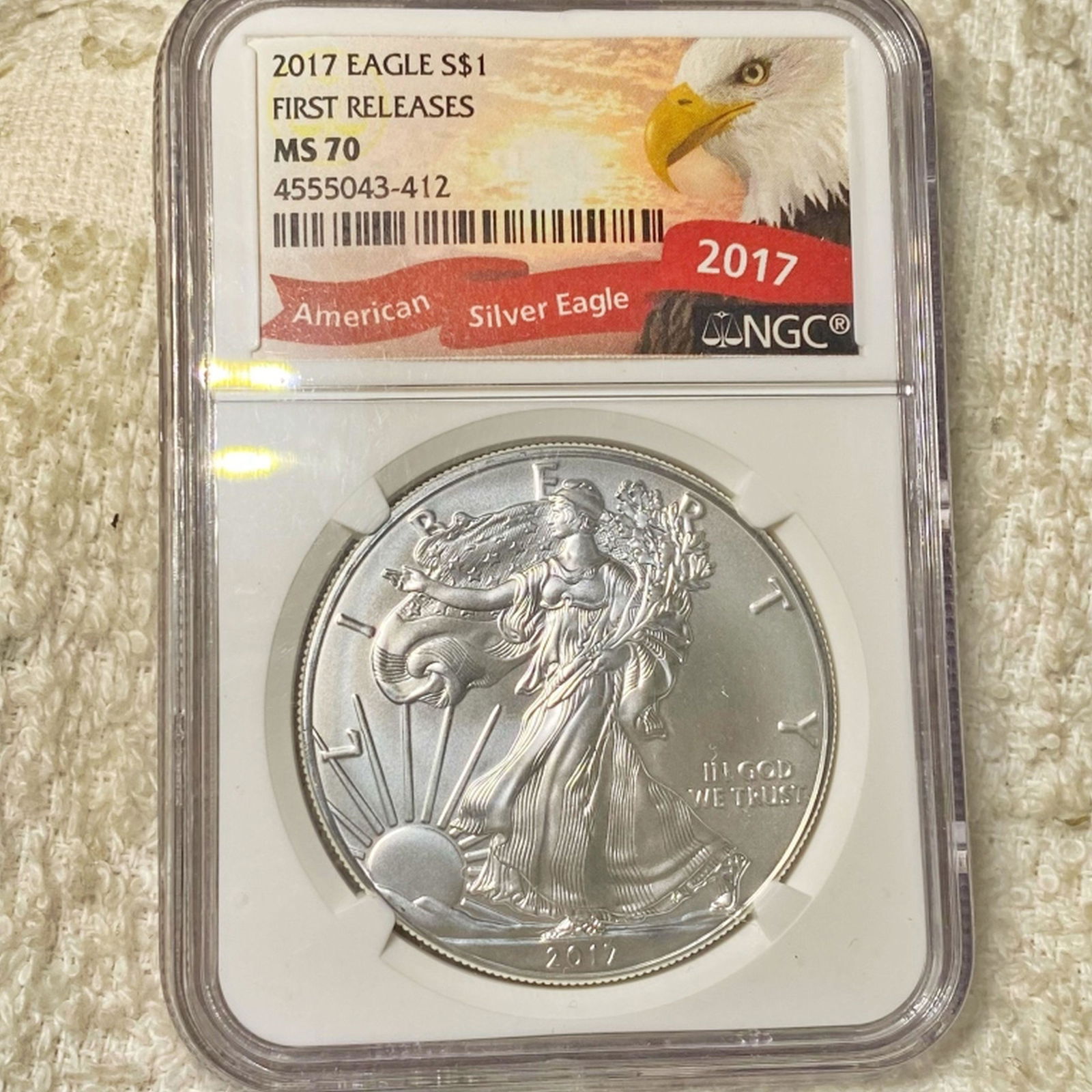 2017 Silver Eagle NGC - MS70 (1 of 2)