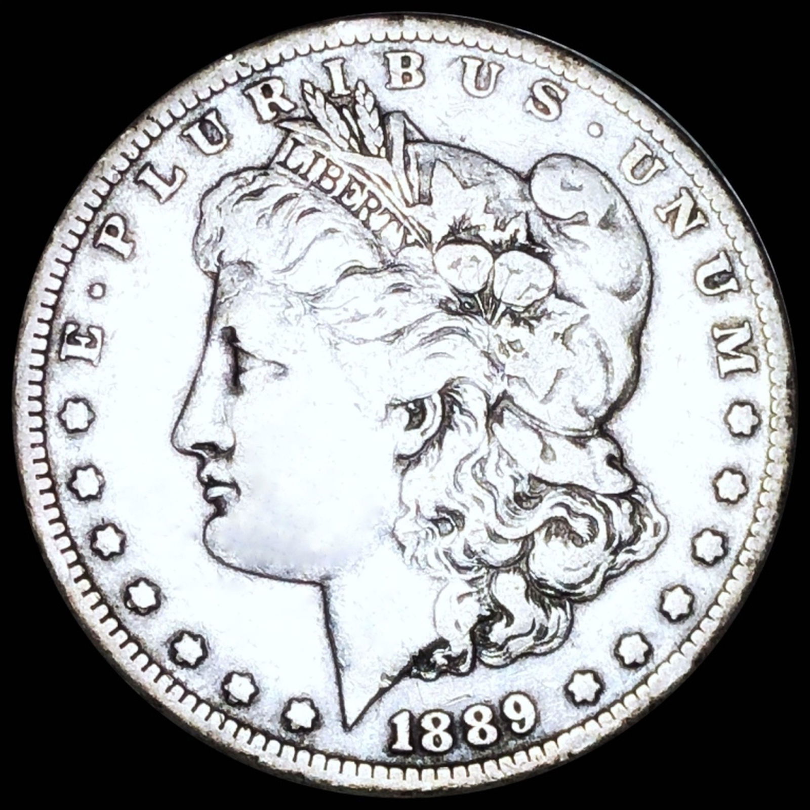 1889-CC Morgan Silver Dollar NICELY CIRCULATED (1 of 2)
