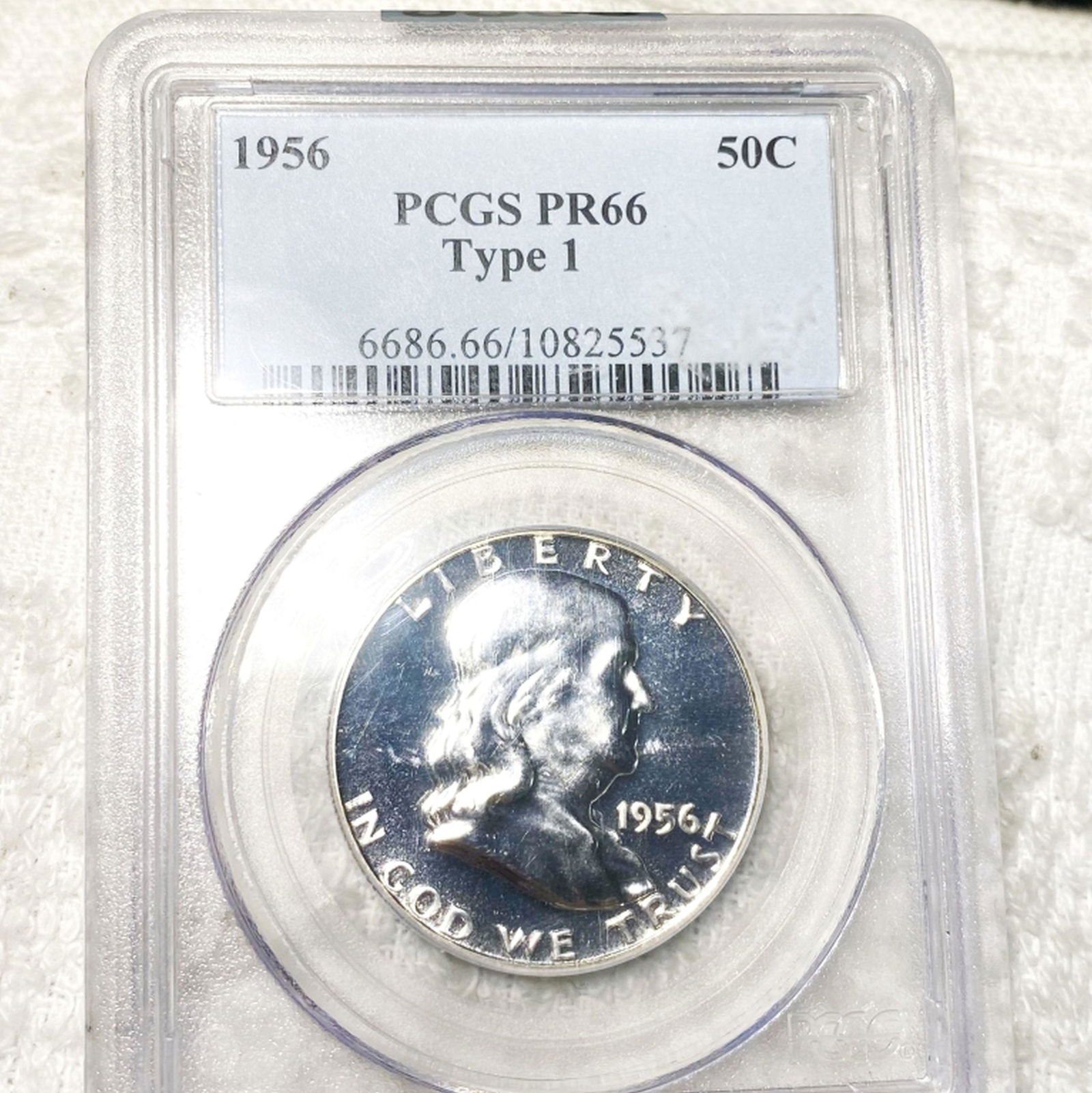 1956 TY1 Franklin Half Dollar PCGS - PR66 (1 of 2)