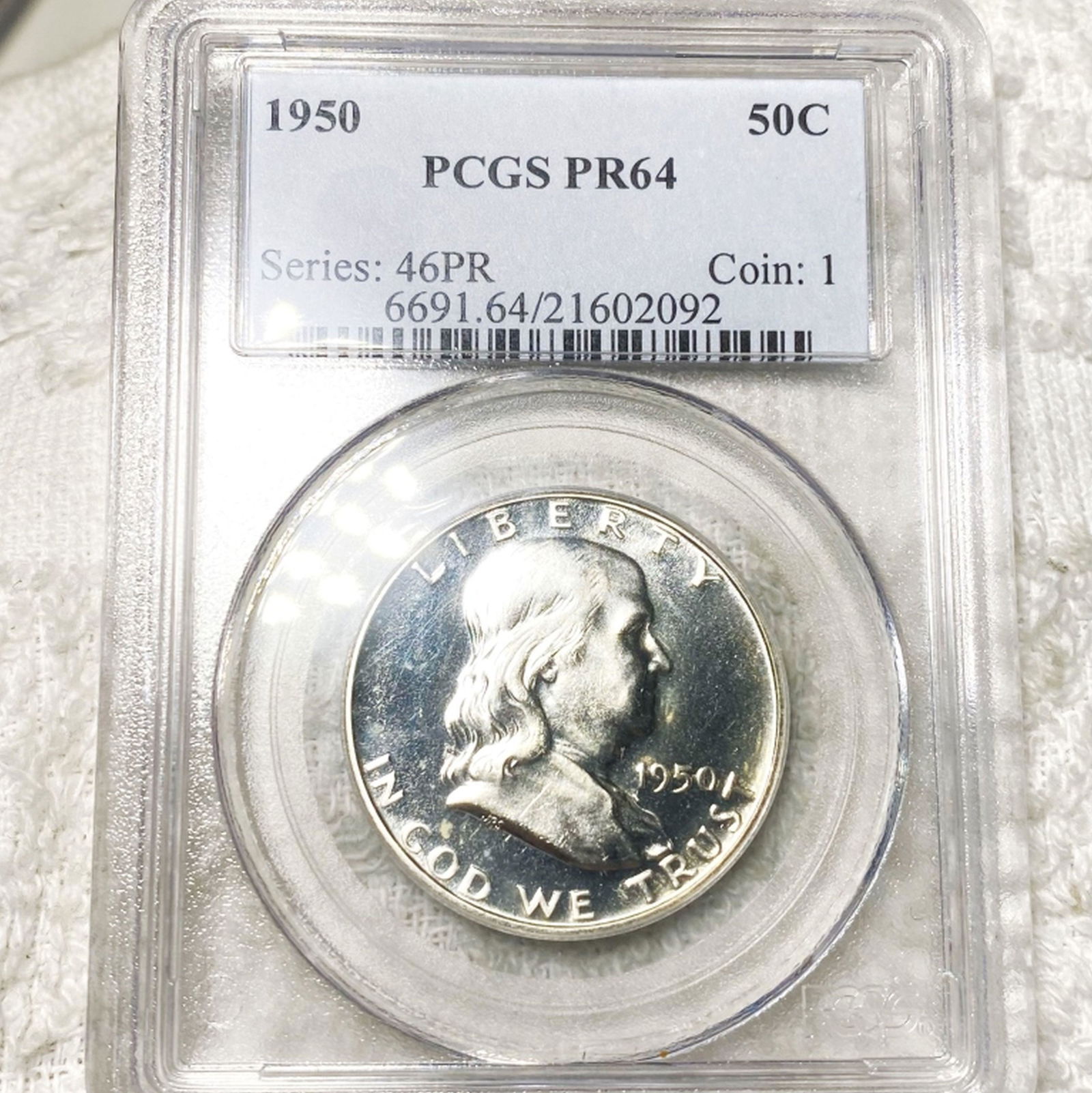 1950 Franklin Half Dollar PCGS - PR64 (1 of 2)