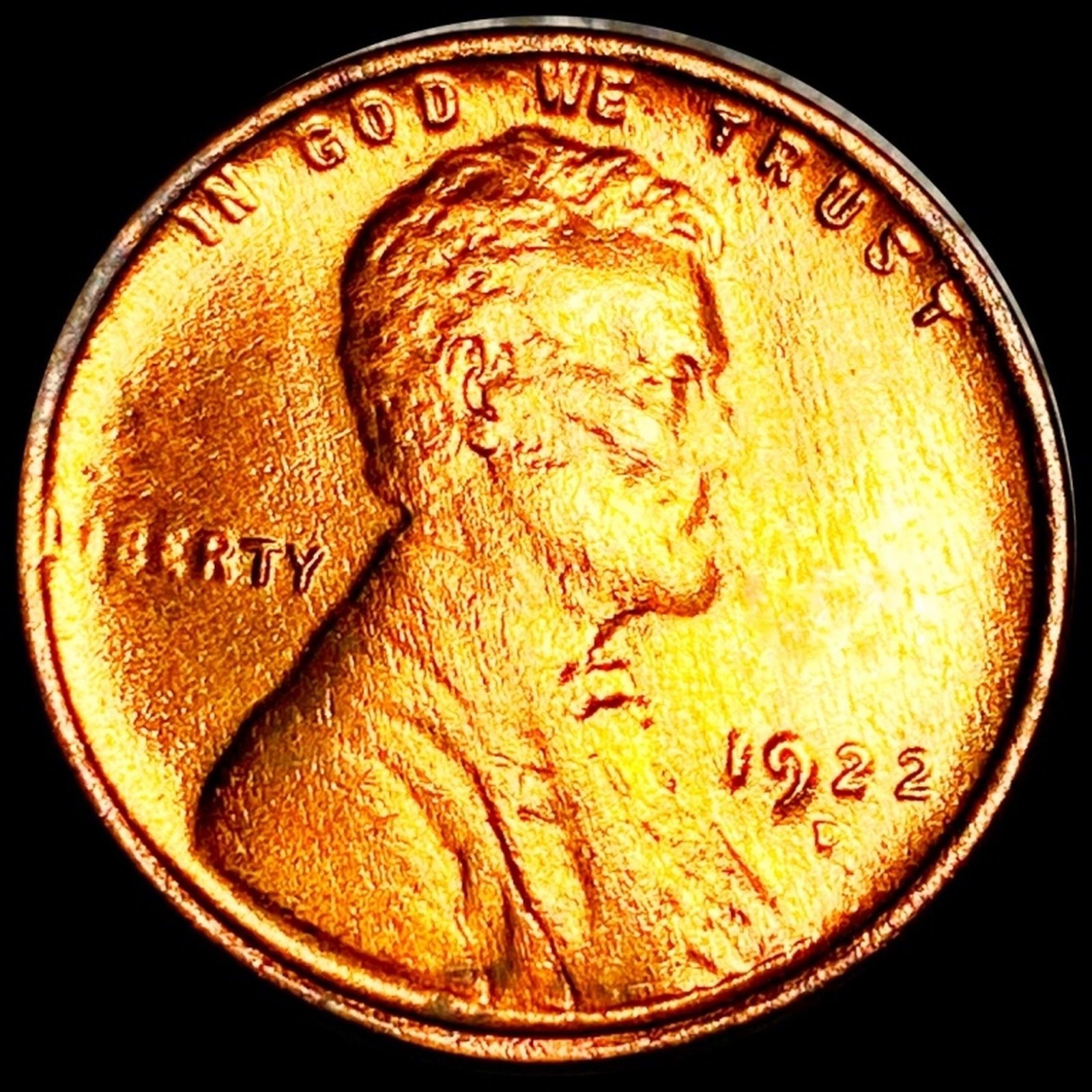1922-D Lincoln Wheat Penny CLOSELY UNCIRCULATED: 1922-D Lincoln Wheat Penny CLOSELY UNCIRCULATED