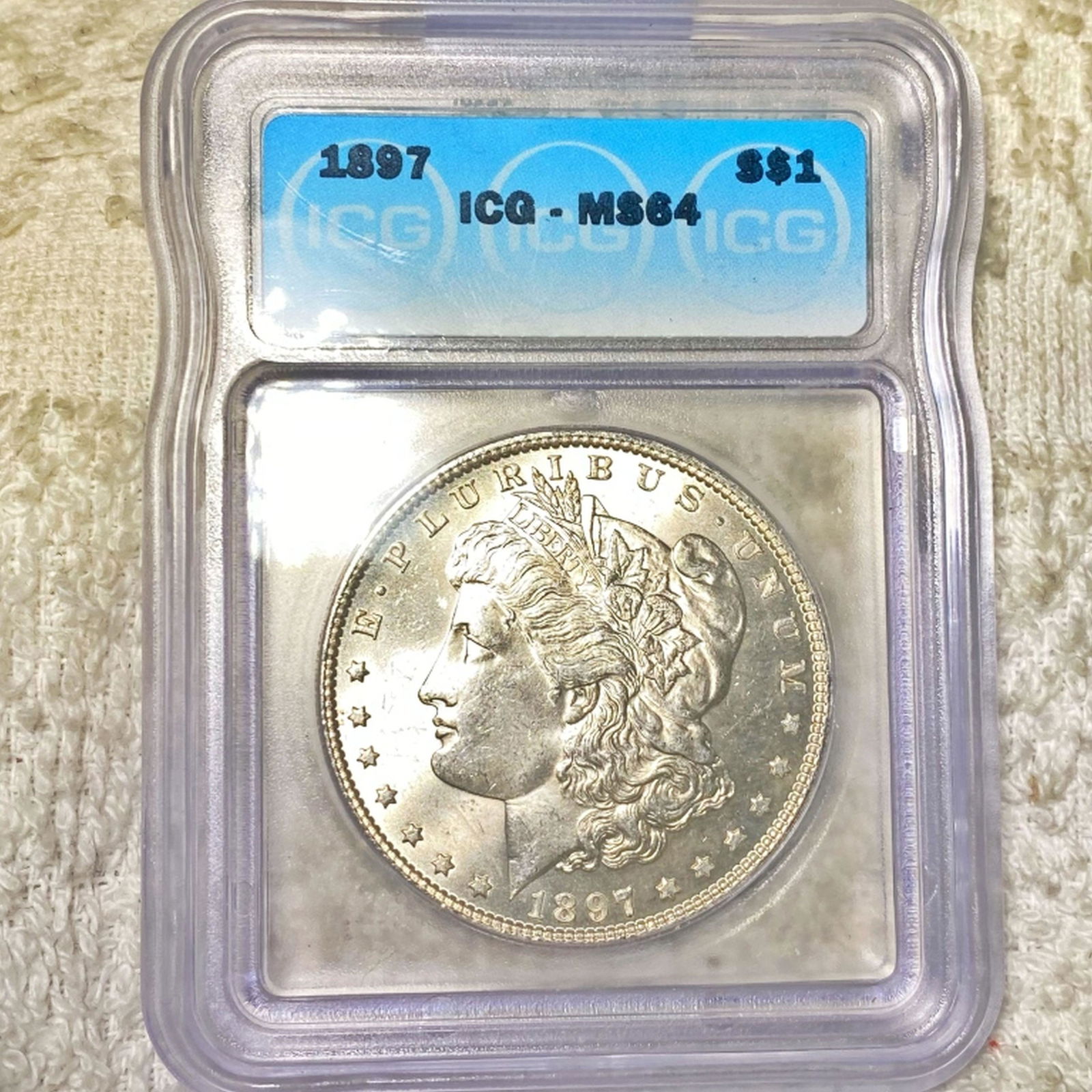 1897 Morgan Silver Dollar ICG - MS64 (1 of 2)