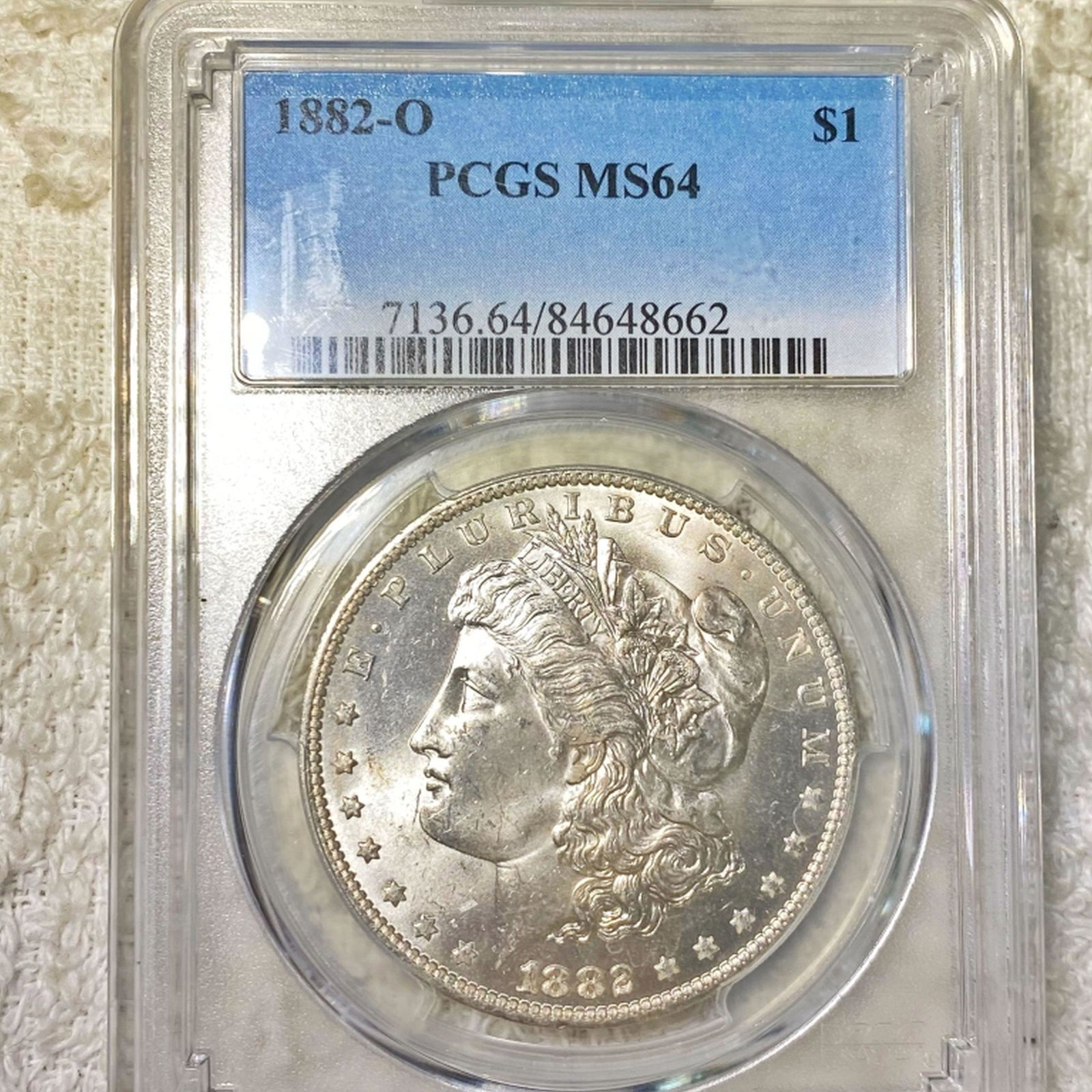 1882-O Morgan Silver Dollar PCGS - MS64 (1 of 2)