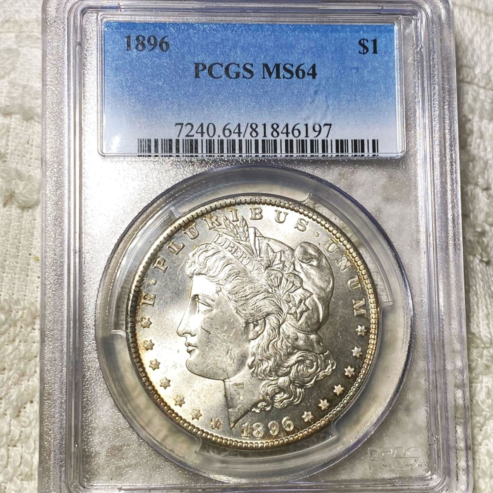 1896 Morgan Silver Dollar PCGS - MS64 (1 of 2)