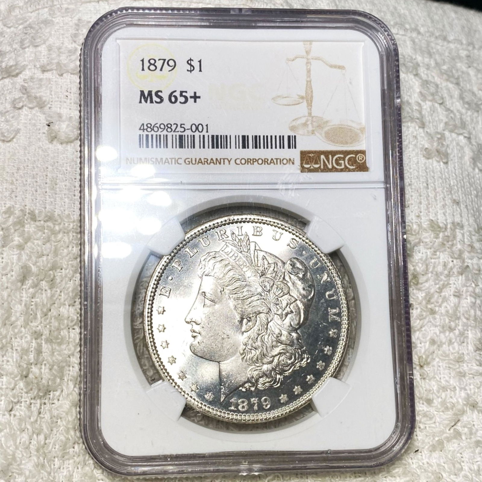 1879 Morgan Silver Dollar NGC - MS65+ (1 of 2)