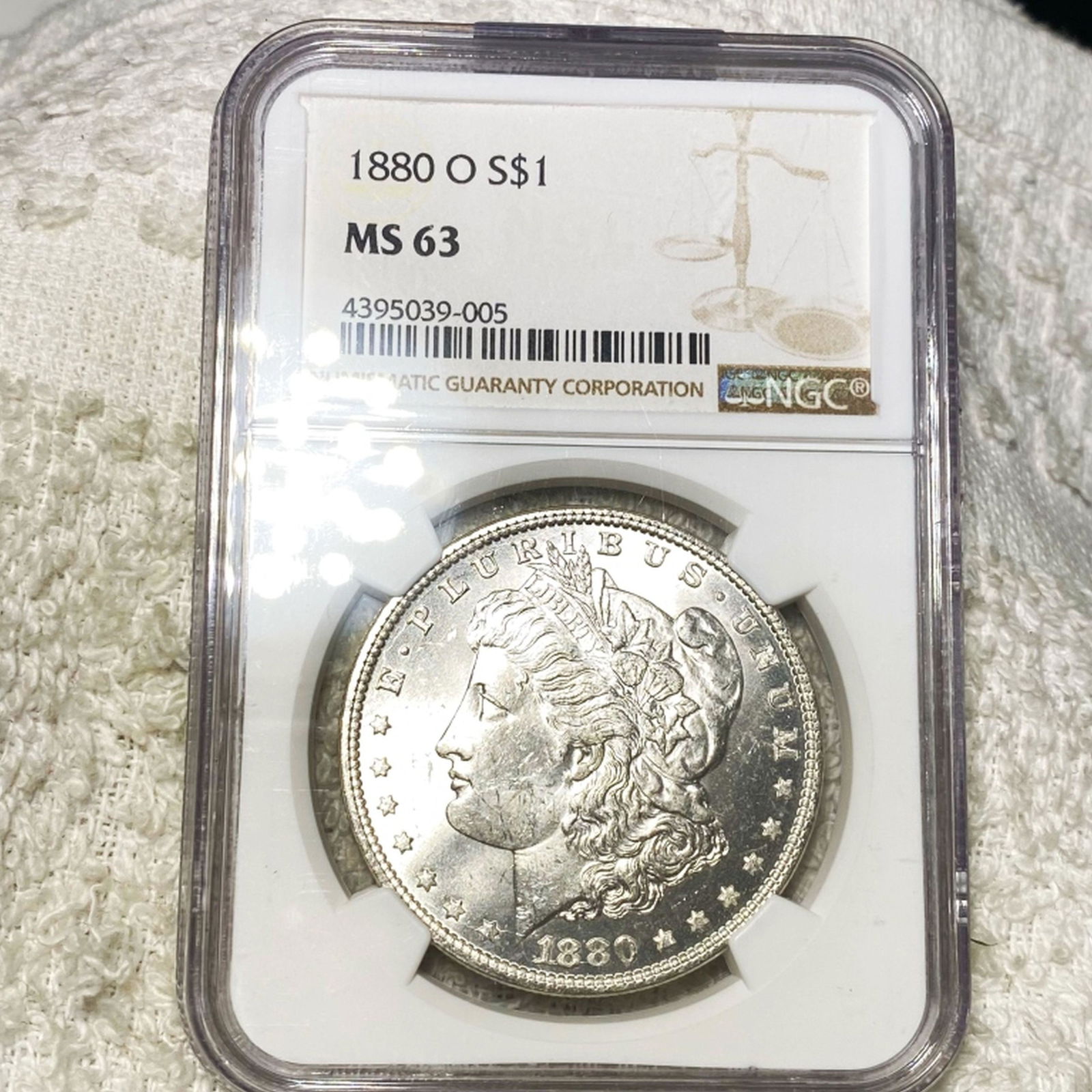 1880-O Morgan Silver Dollar NGC - MS63 (1 of 2)