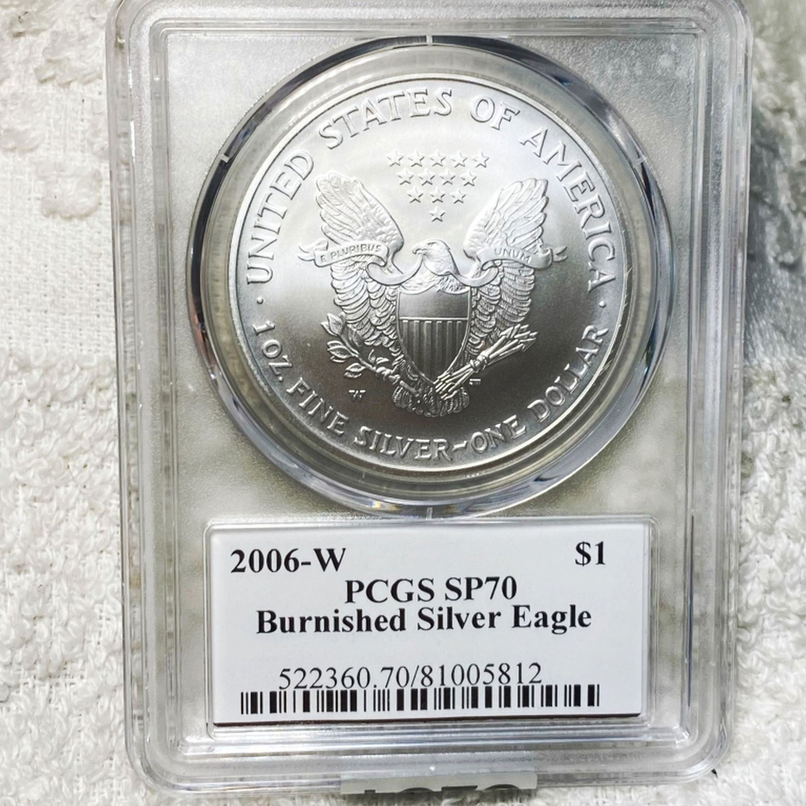 2006-W Silver Eagle PCGS - SP70 (1 of 2)