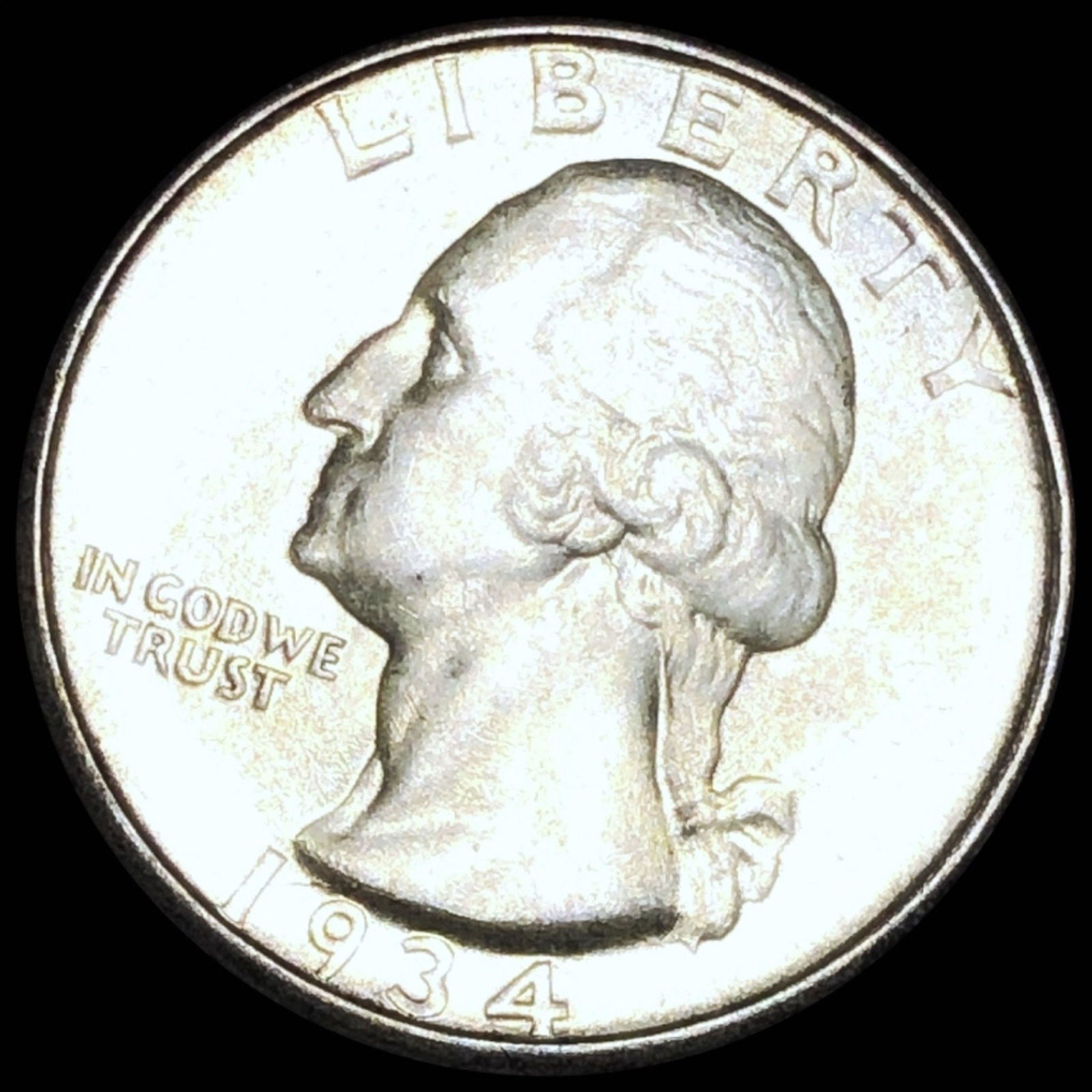 1934-D Washington Silver Quarter UNCIRCULATED (1 of 2)