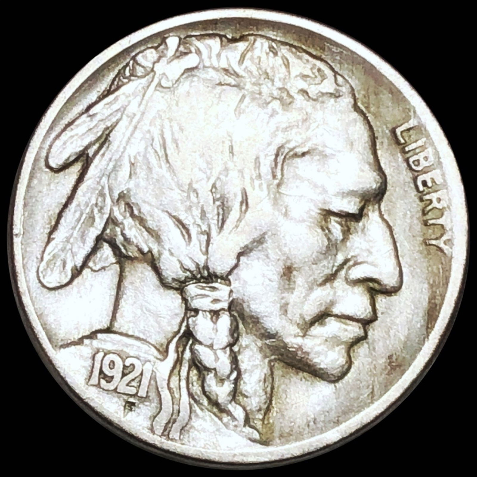 1921-S Buffalo Head Nickel NICELY CIRCULATED (1 of 2)