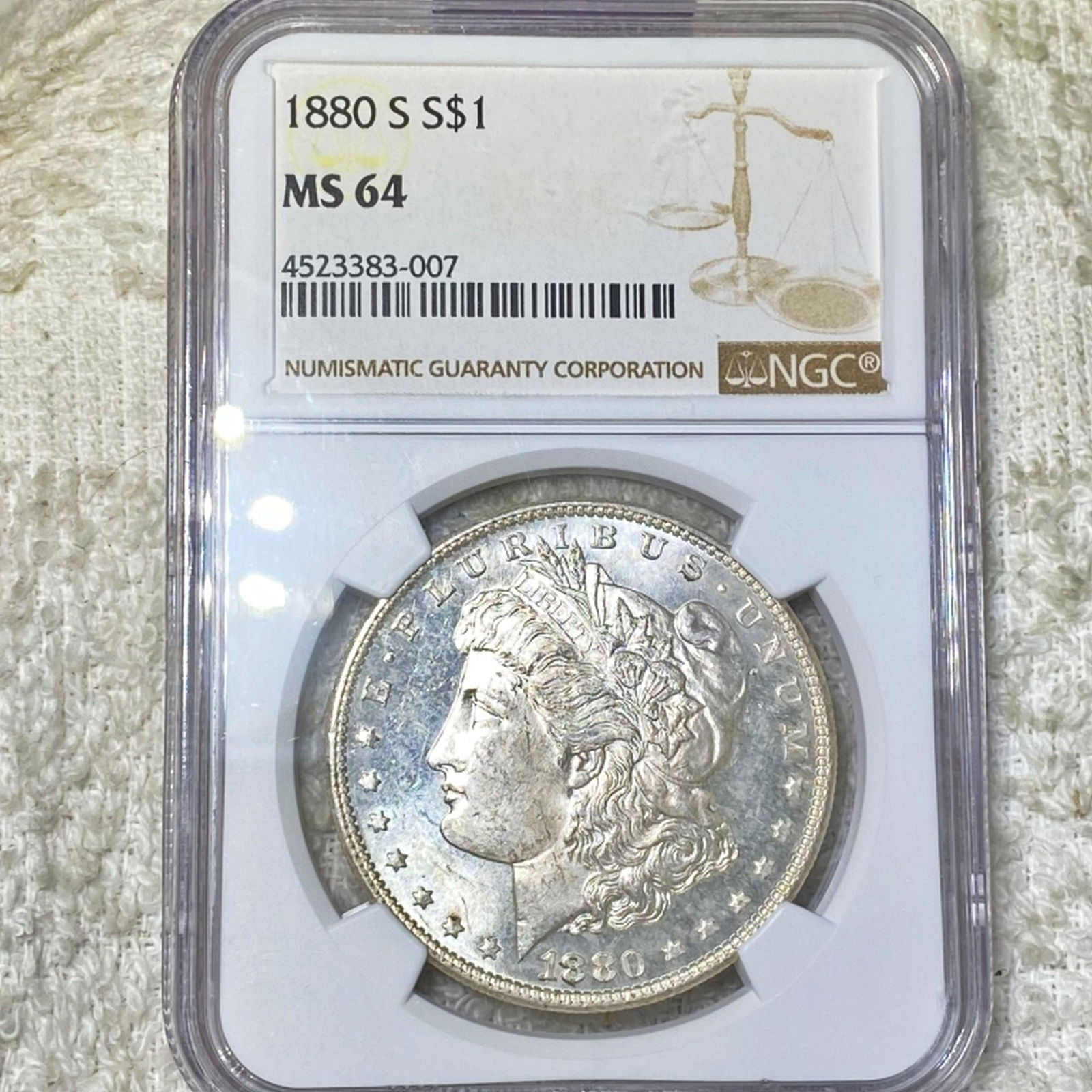 1880-S Morgan Silver Dollar NGC - MS64 (1 of 2)