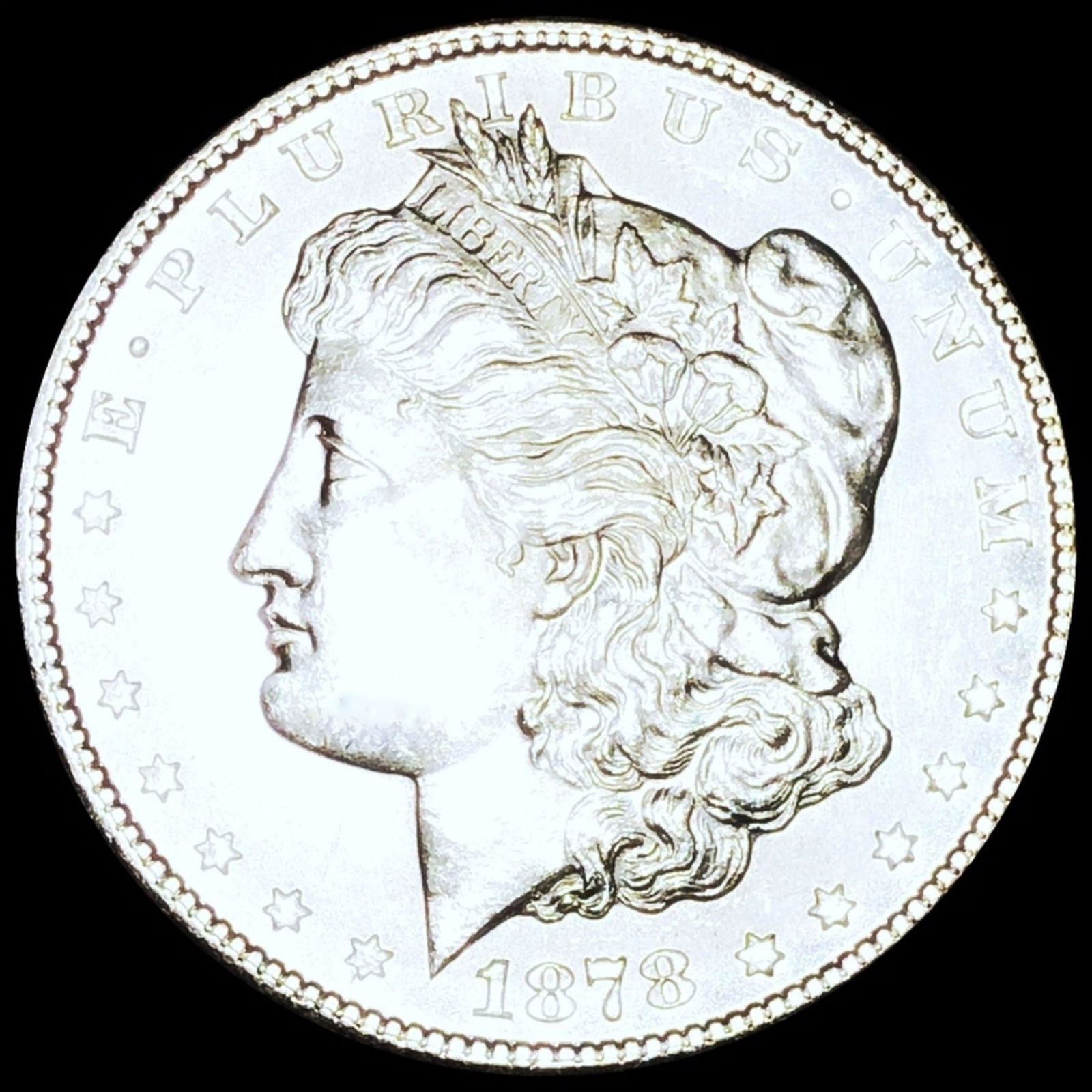 1878-S Morgan Silver Dollar CHOICE BU PL (1 of 2)