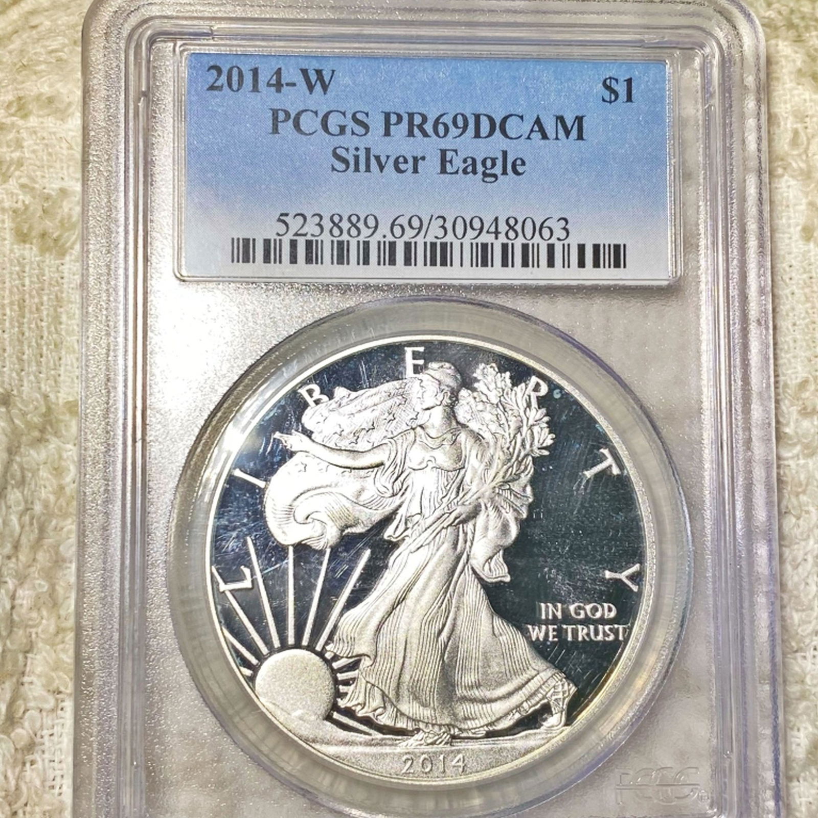 2014-W Silver Eagle PCGS - PR 69 DCAM (1 of 2)