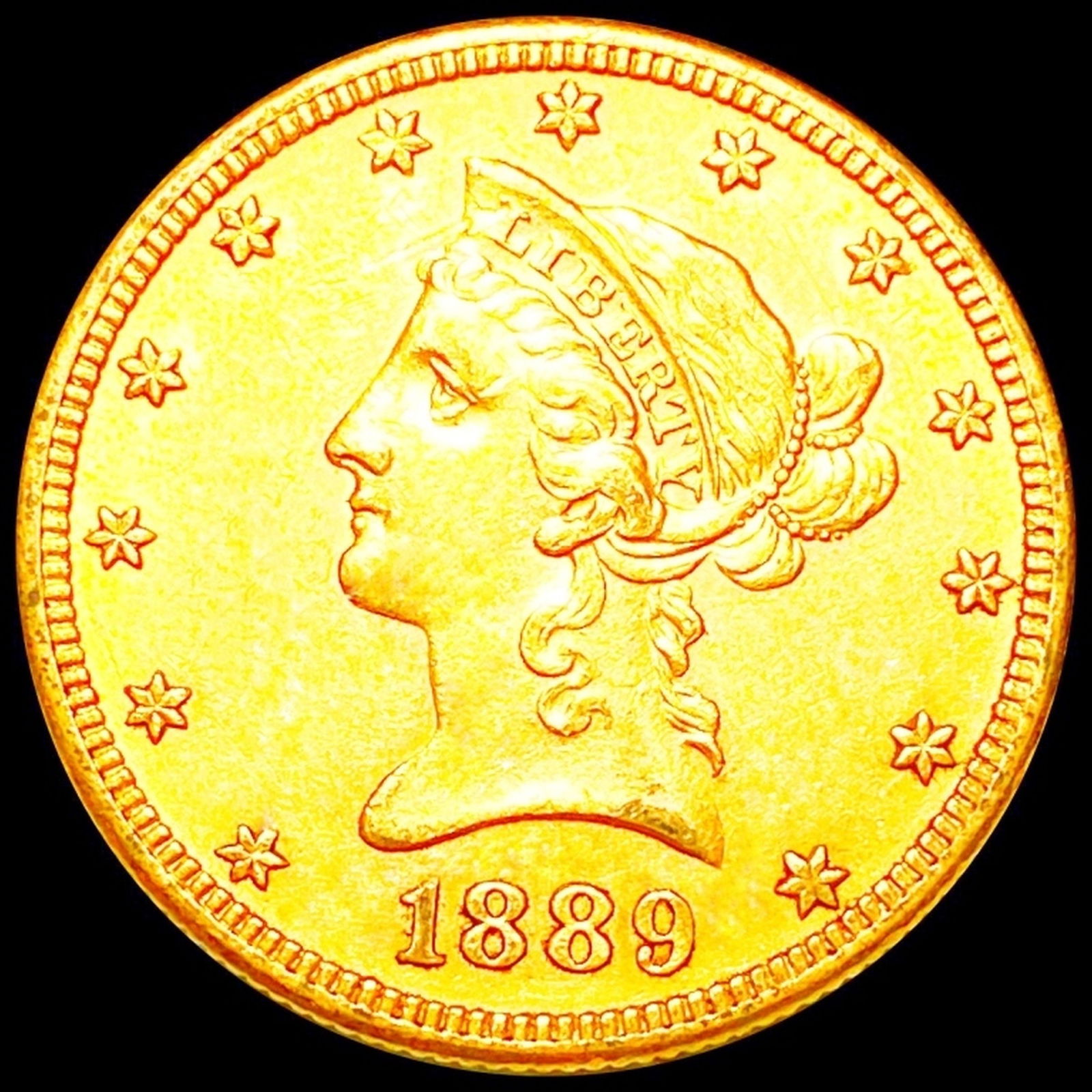 1889-S $10 Gold Eagle UNCIRCULATED (1 of 2)