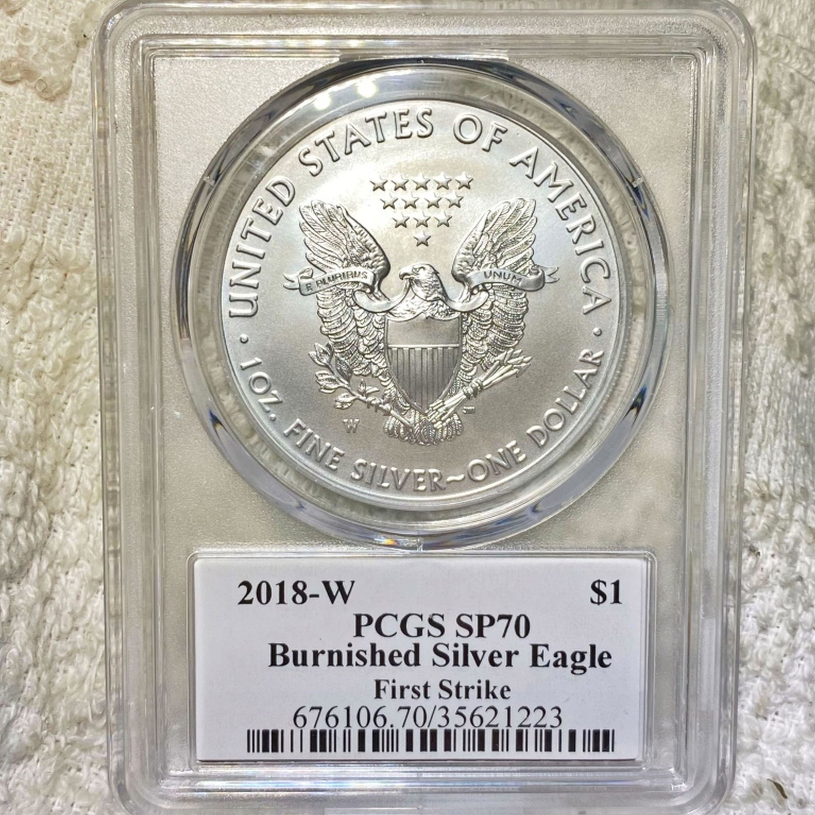 2018-W Silver Eagle PCGS - SP70 (1 of 2)