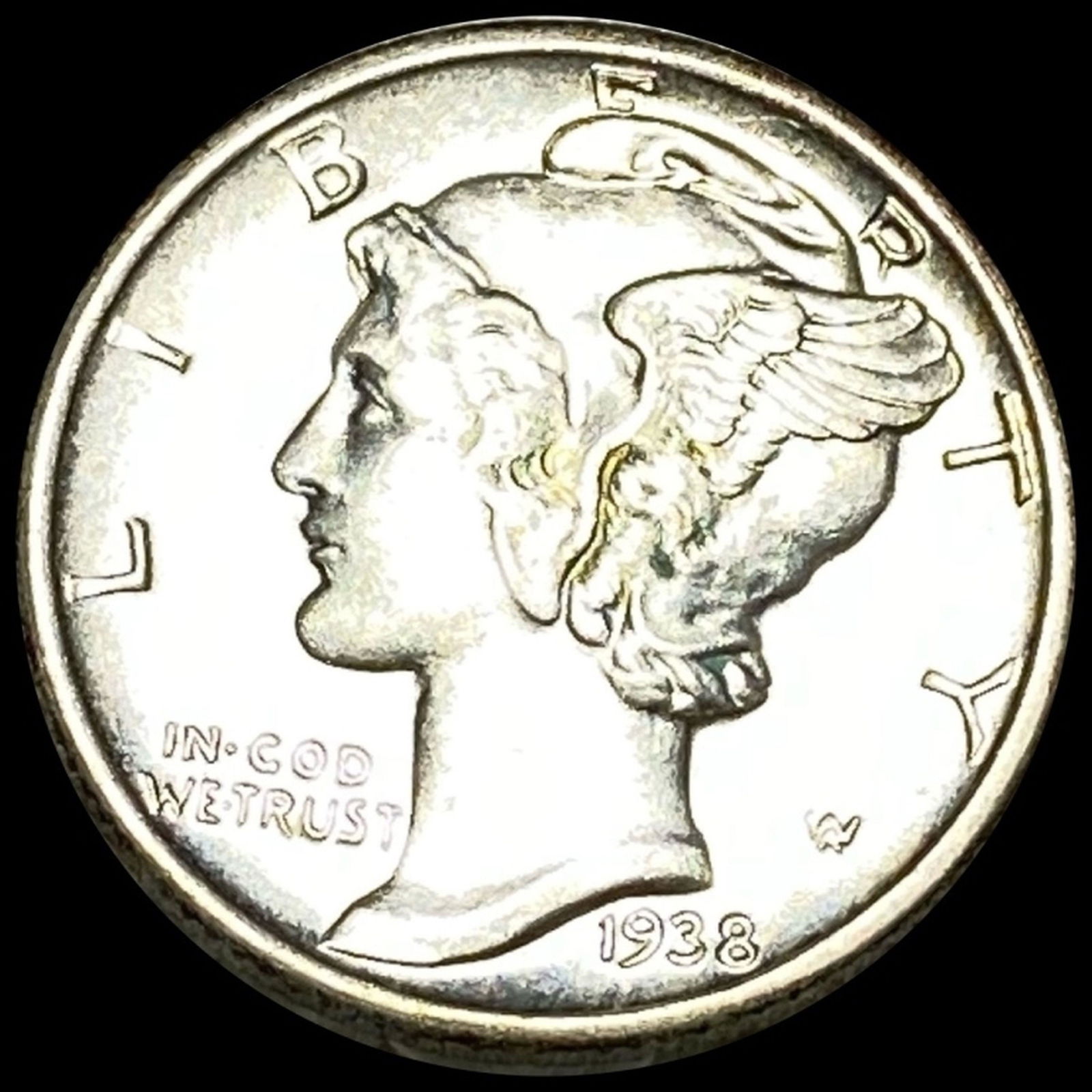 1938-S Mercury Silver Dime UNCIRCULATED (1 of 2)