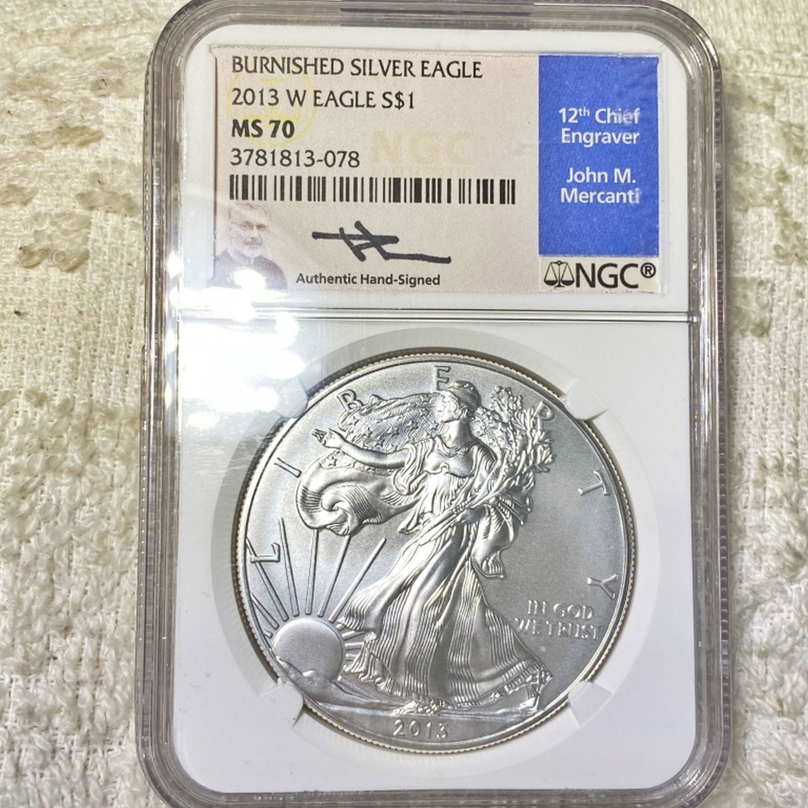 2013-W Silver Eagle NGC - MS70 (1 of 2)