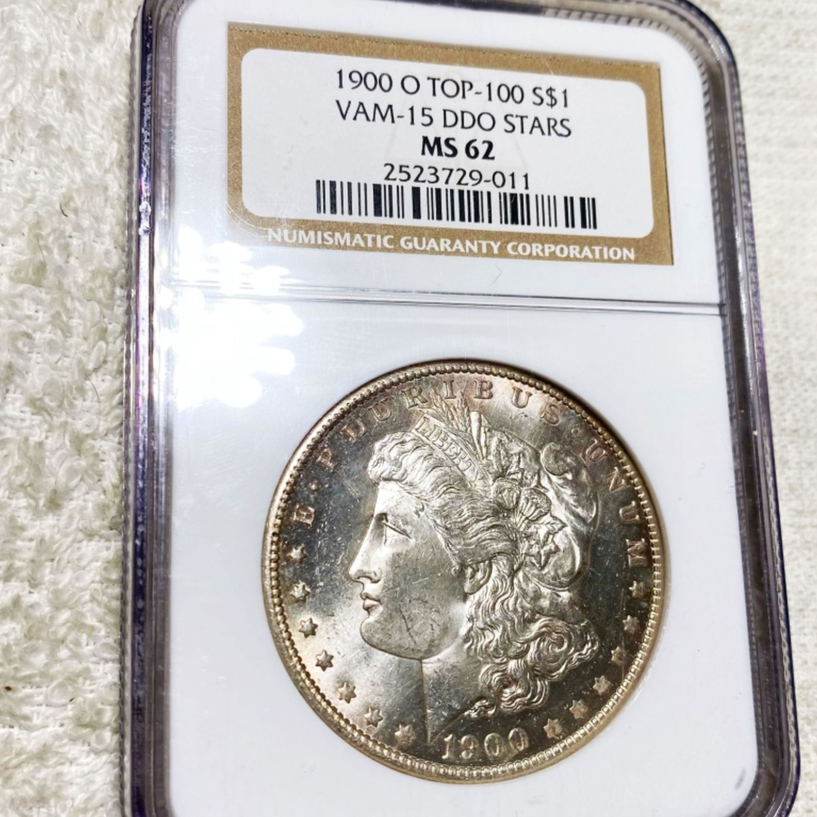 1900-O Morgan Silver Dollar NGC - MS62 DDO STARS (1 of 2)