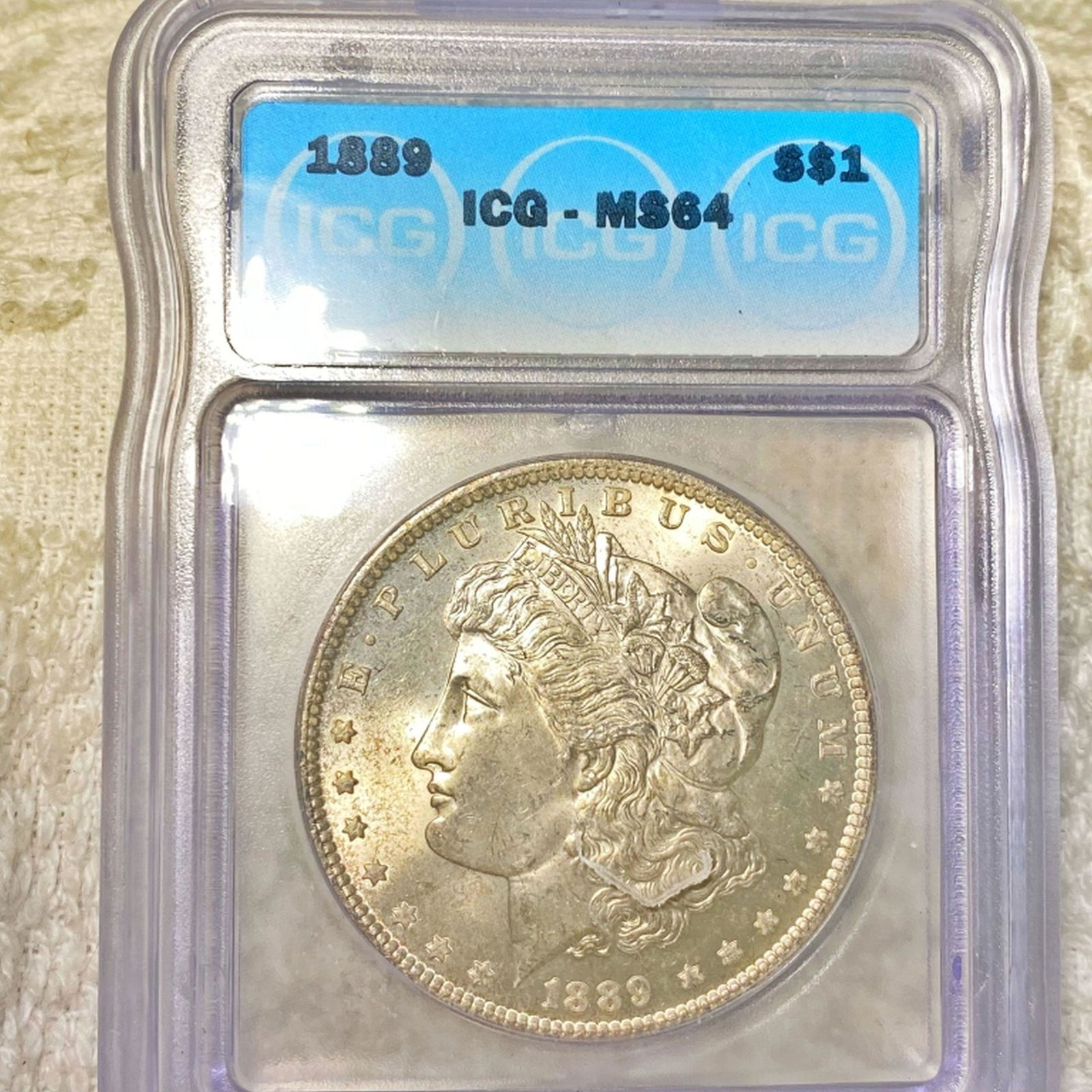 1889 Morgan Silver Dollar ICG - MS64 (1 of 2)