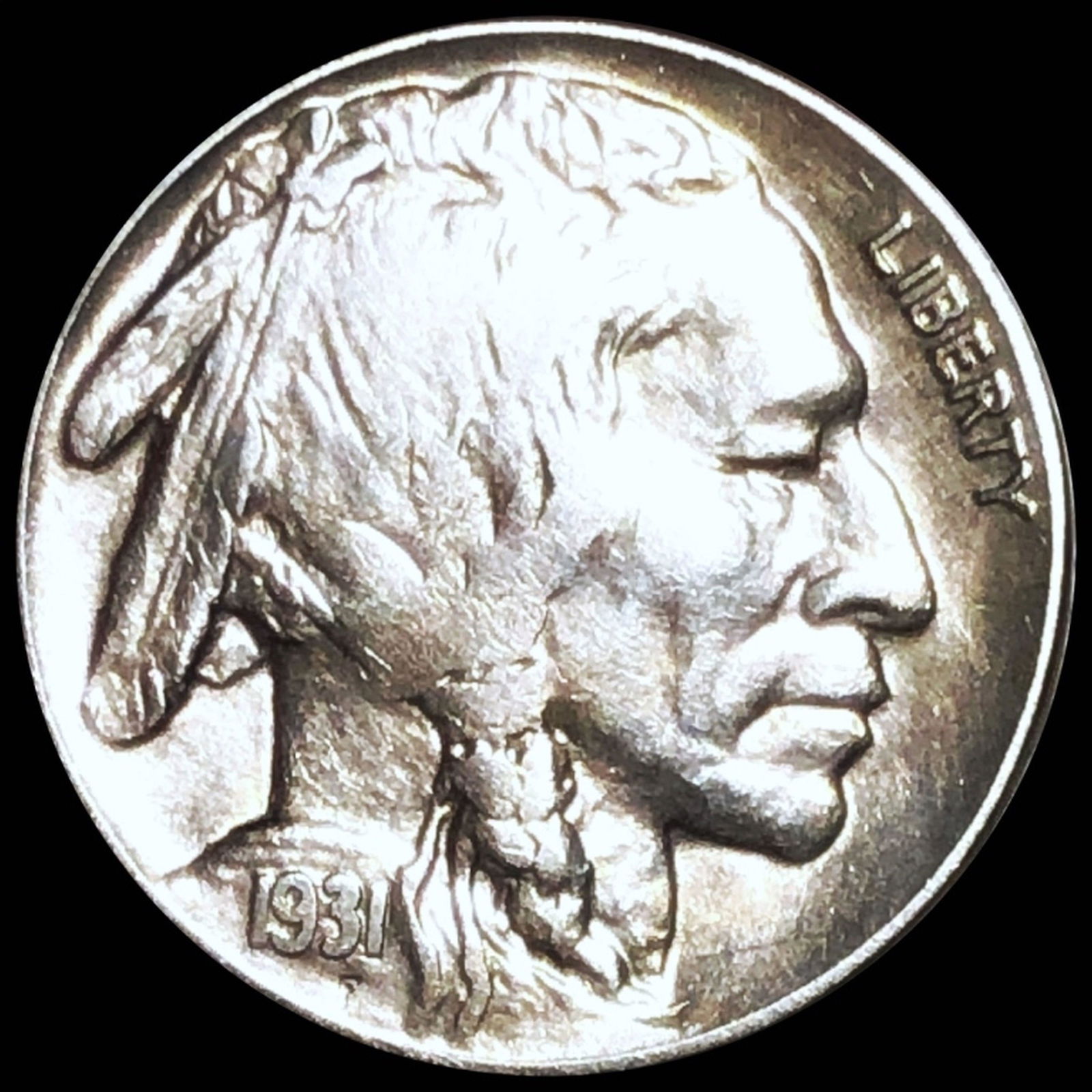 1931-S Buffalo Head Nickel NEARLY UNCIRCULATED (1 of 2)