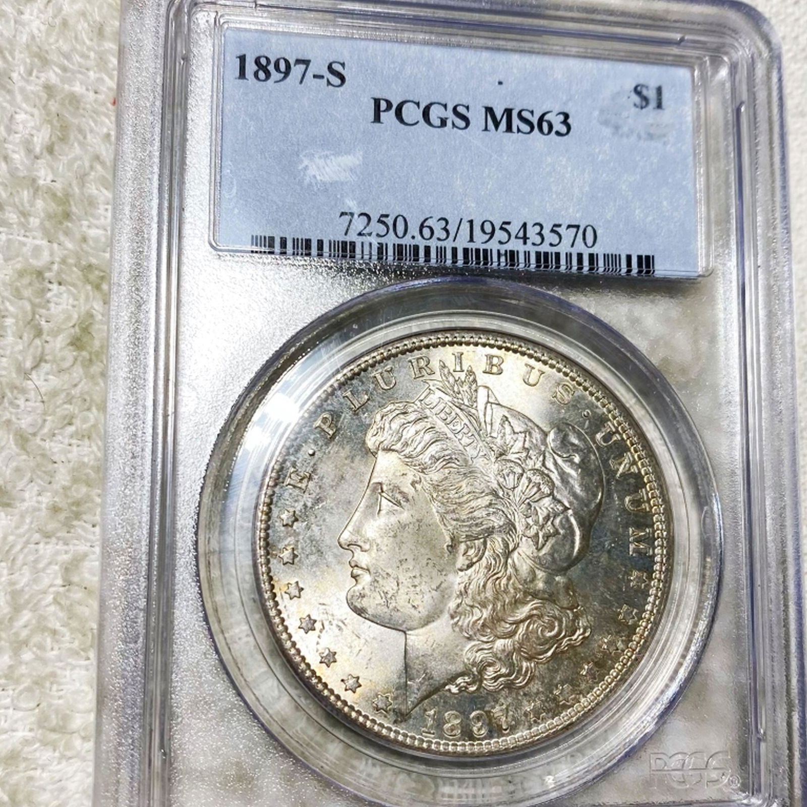 1897-S Morgan Silver Dollar PCGS - MS63 (1 of 2)