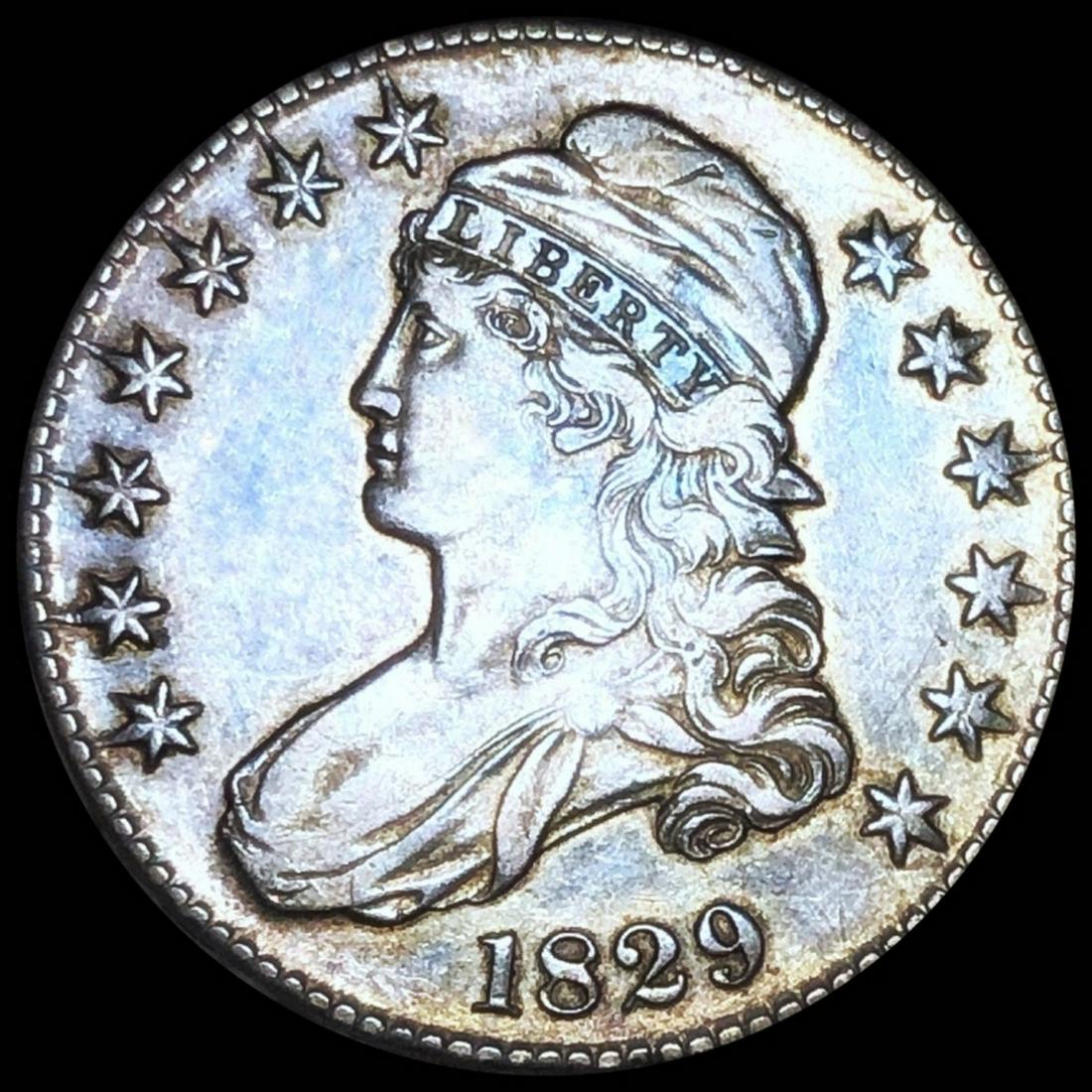 1829 Capped Bust Half Dollar XF (1 of 2)
