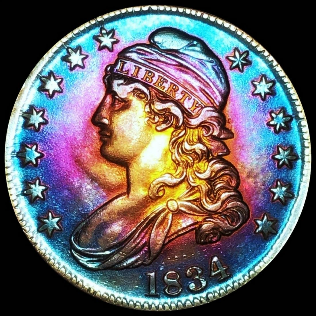 1834 Capped Bust Half Dollar UNCIRCULATED (1 of 2)