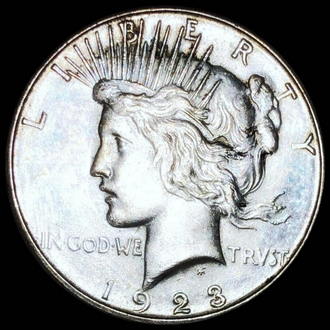 1923-S Silver Peace Dollar CLOSELY UNCIRCULATED (1 of 2)