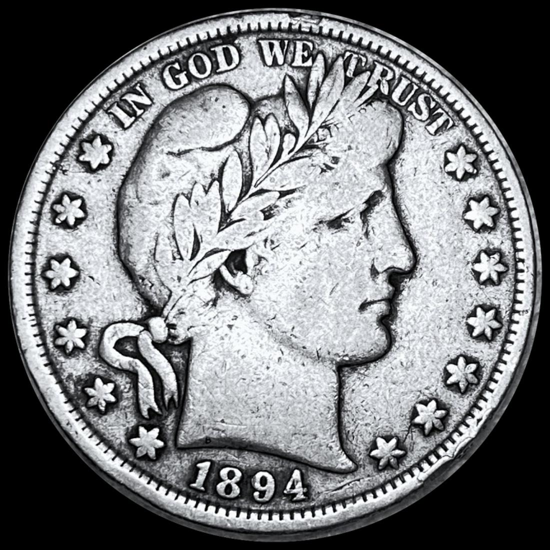 1894 Barber Half Dollar NICELY CIRCULATED (1 of 2)