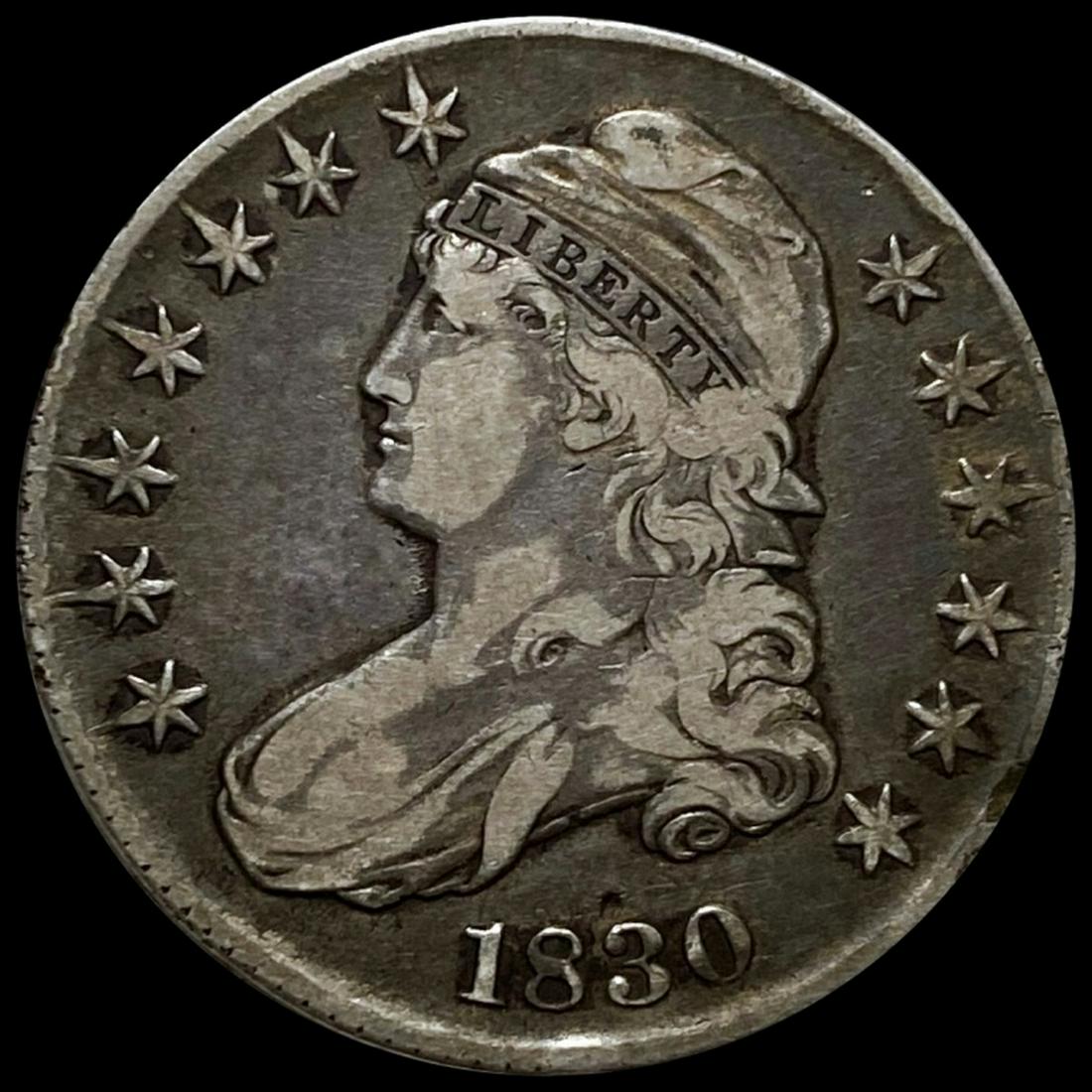 1830 Capped Bust Half Dollar NICELY CIRCULATED (1 of 2)