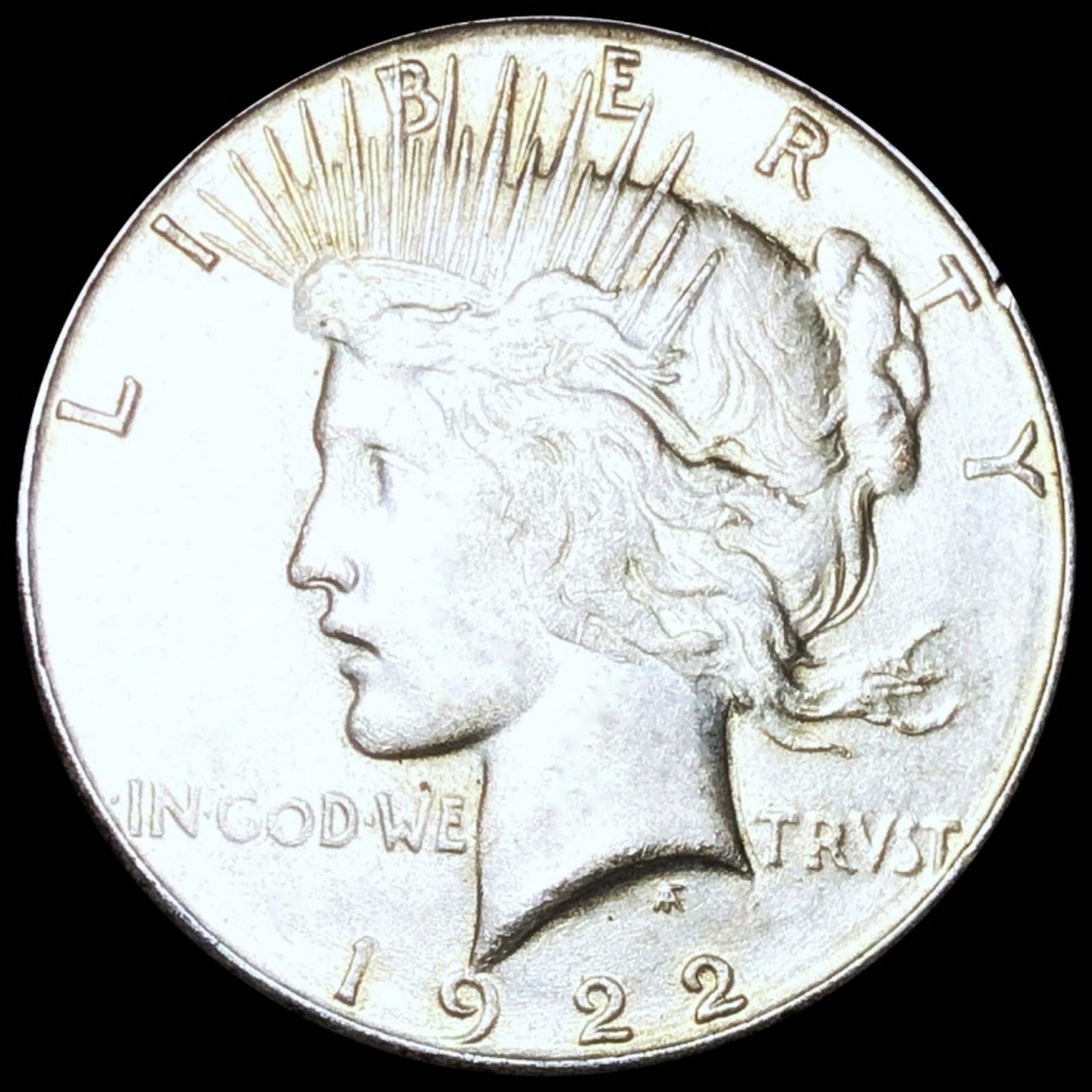 1922-S Silver Peace Dollar LIGHTLY CIRCULATED (1 of 2)