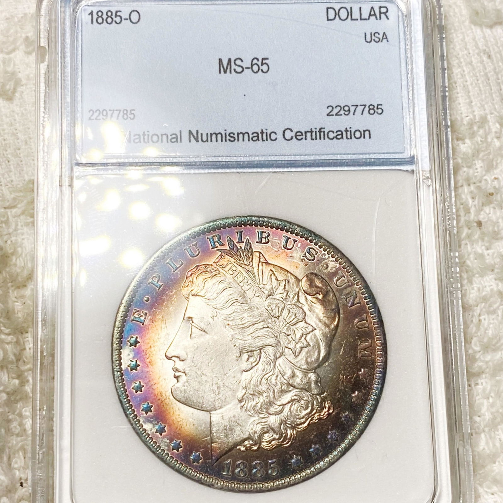 1885-O Morgan Silver Dollar NNC - MS65 (1 of 2)