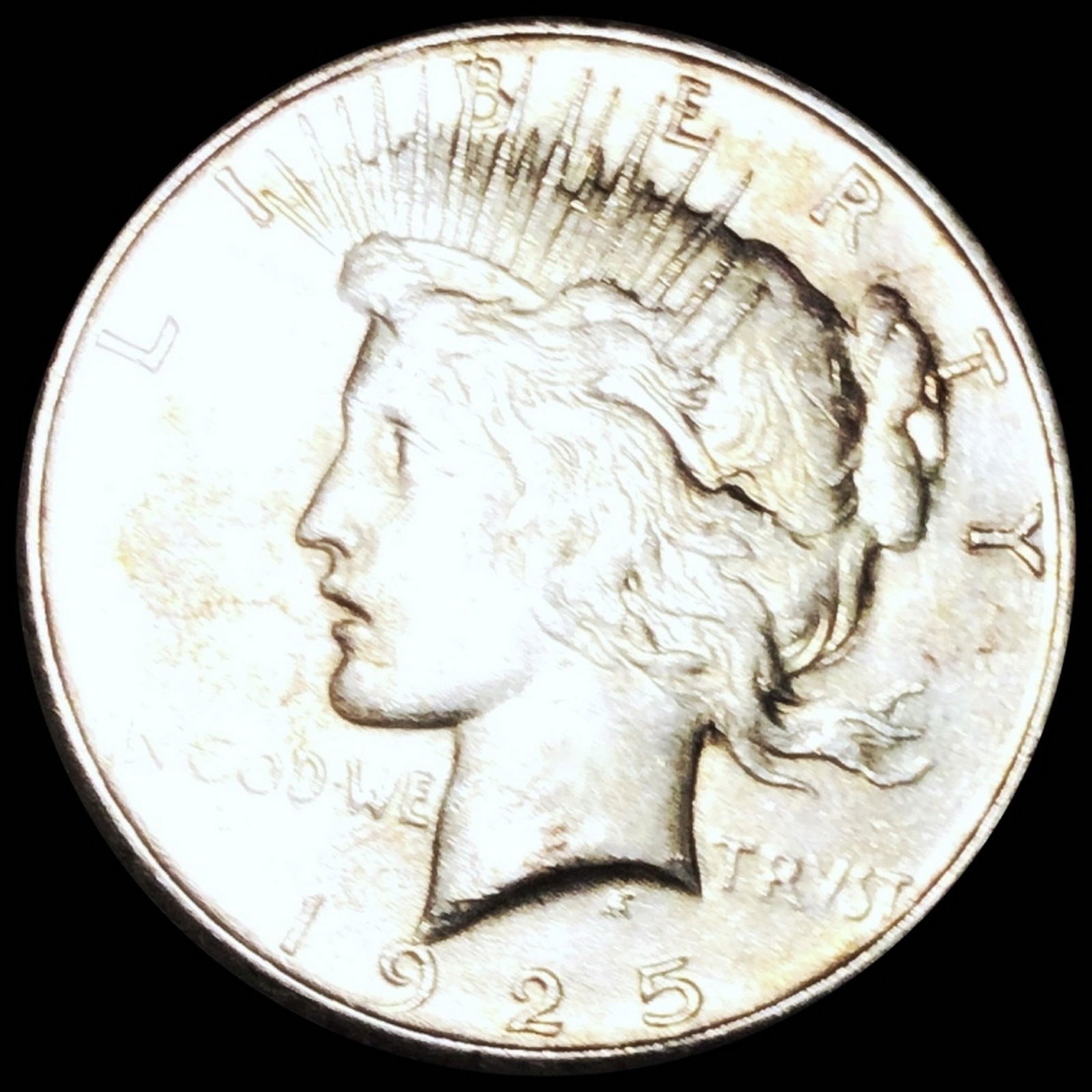 1925-S Silver Peace Dollar CLOSELY UNCIRCULATED (1 of 2)