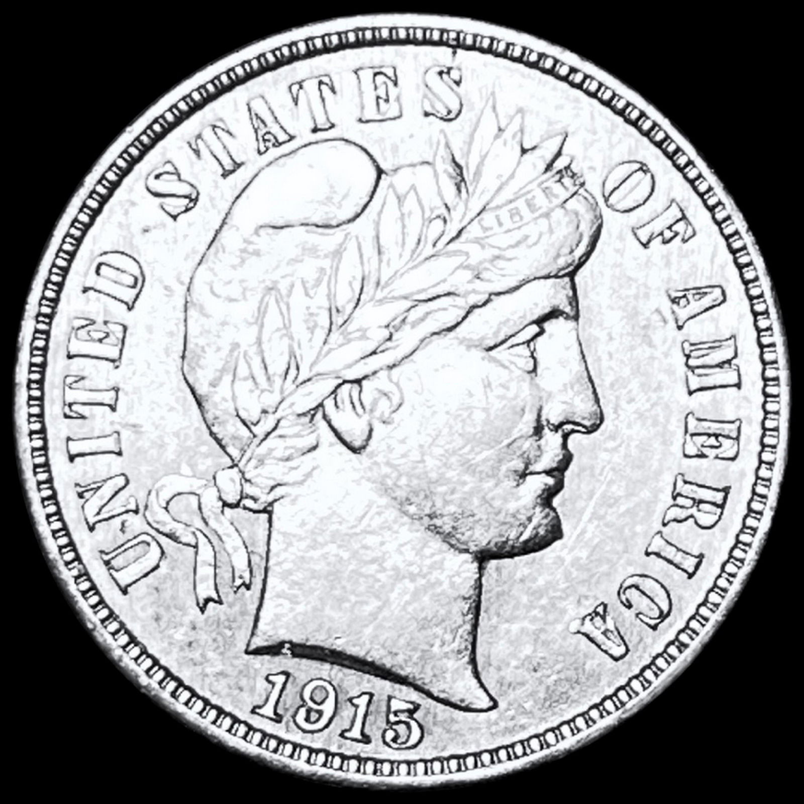 1915 Barber Silver Dime UNCIRCULATED (1 of 2)