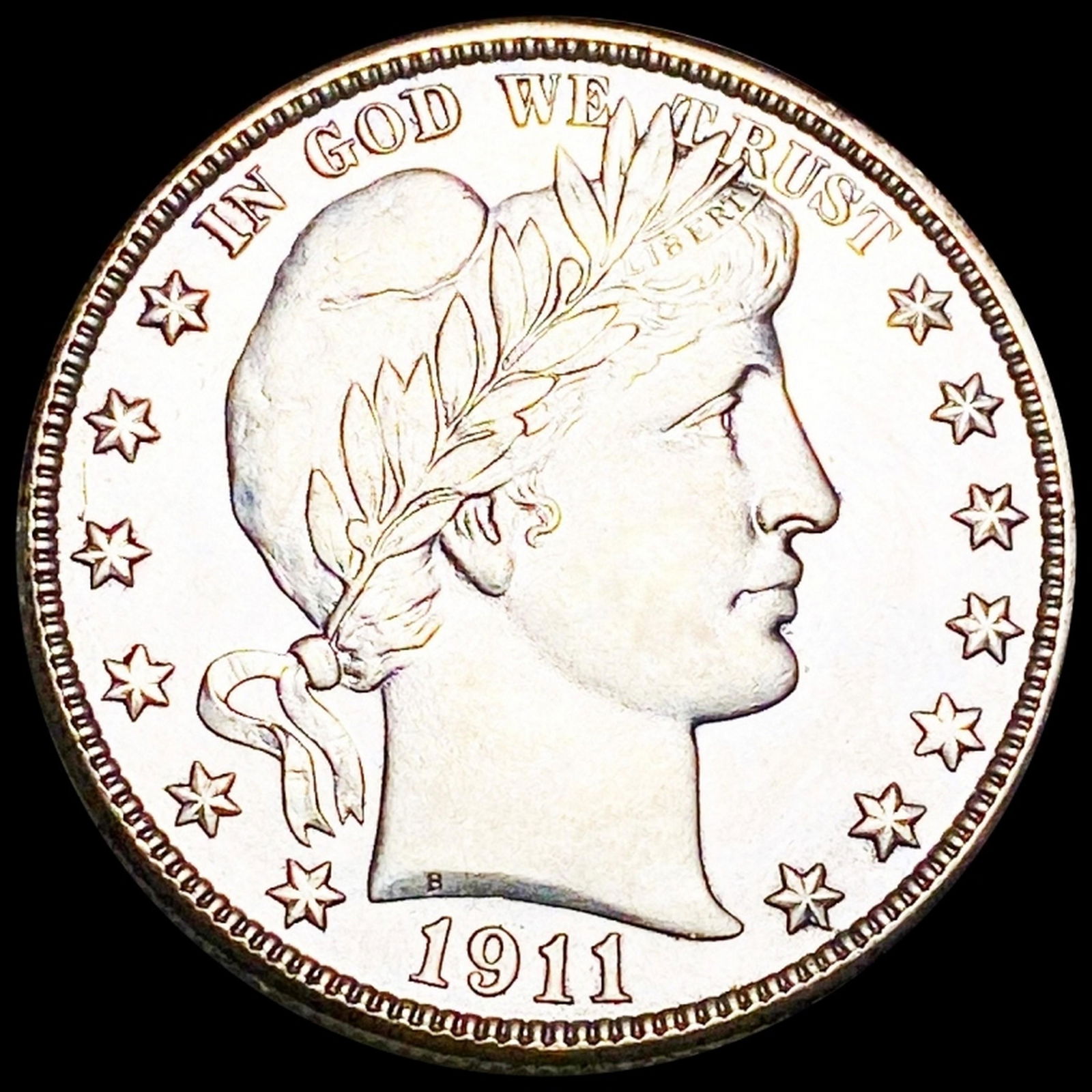 1911-D Barber Silver Half Dollar UNCIRCULATED (1 of 2)