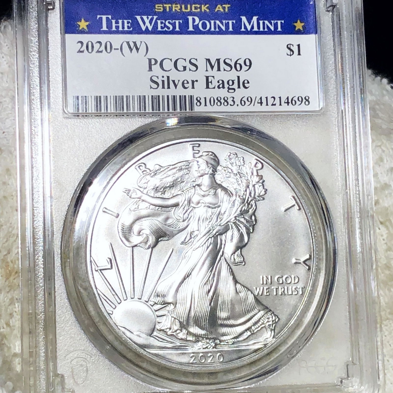 2020-W American Silver Eagle PCGS - MS69 (1 of 2)