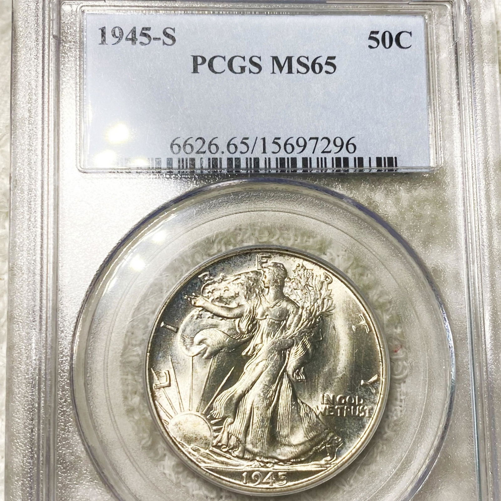1945-S Walking Half Dollar PCGS - MS65 (1 of 2)