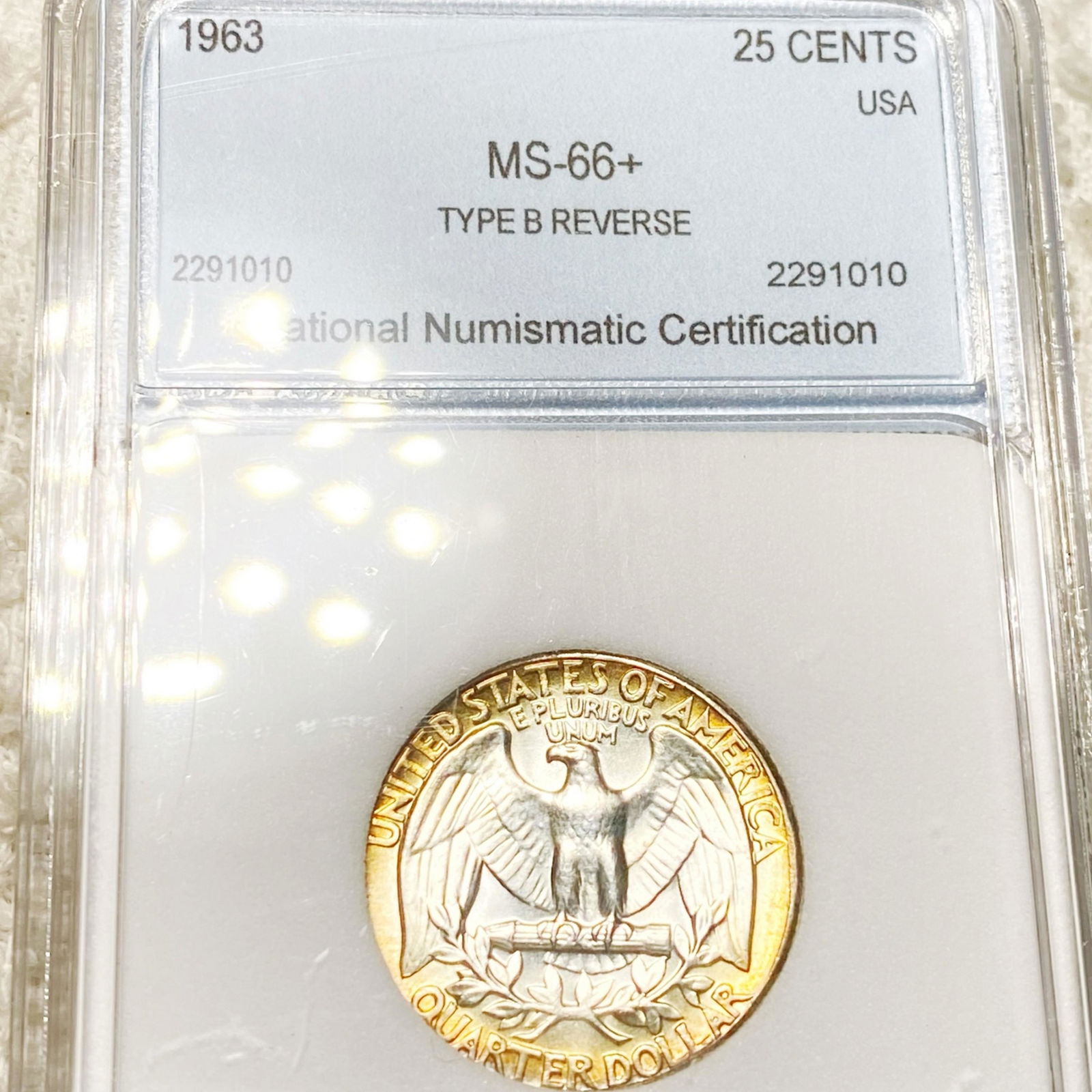 1963 Washington Silver Quarter NNC - MS66+ (1 of 2)