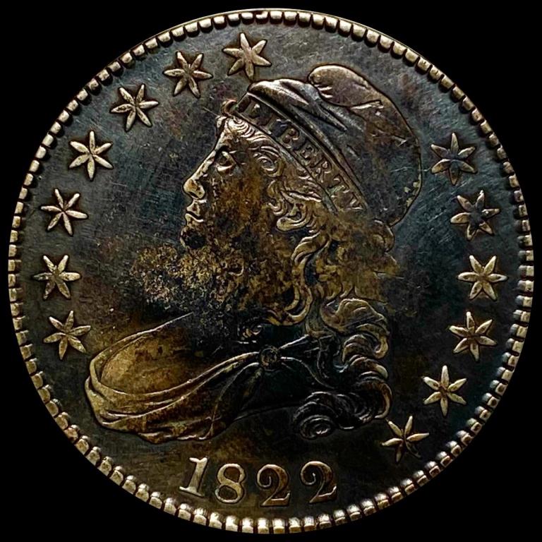 1822 Capped Bust Half Dollar LIGHTLY CIRCULATED (1 of 2)