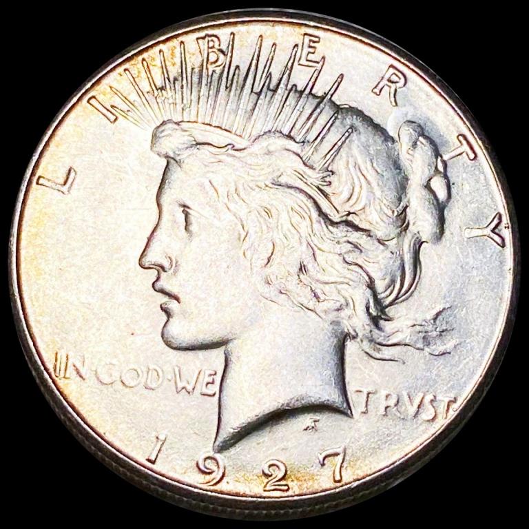 1927-S Silver Peace Dollar CLOSELY UNC (1 of 2)