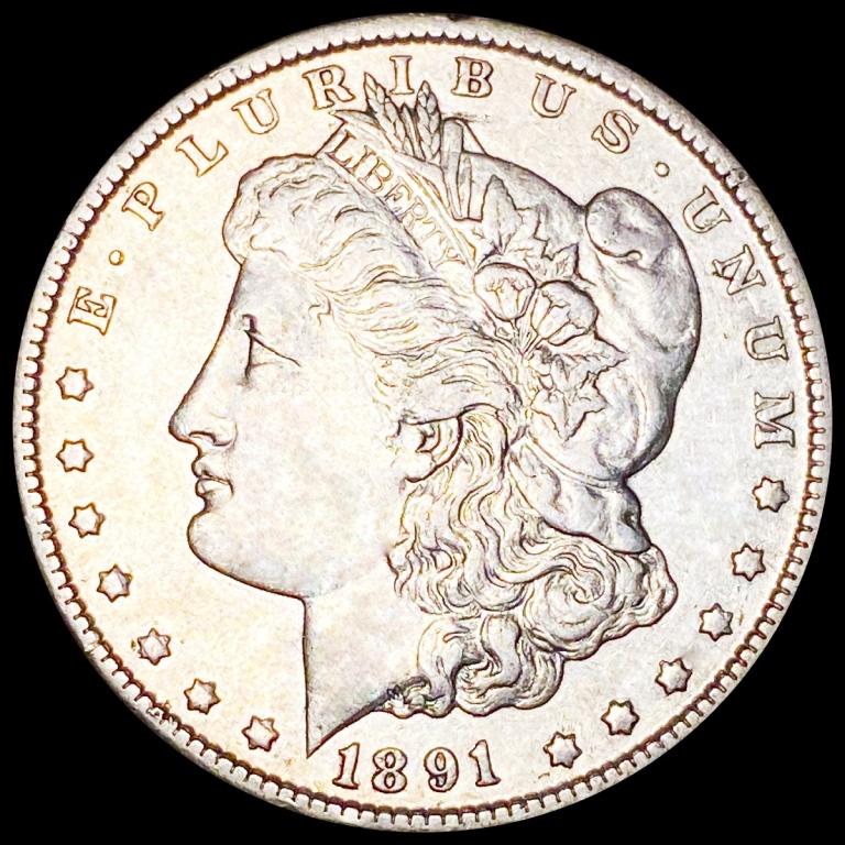 1891-CC Morgan Silver Dollar LIGHT CIRC (1 of 2)