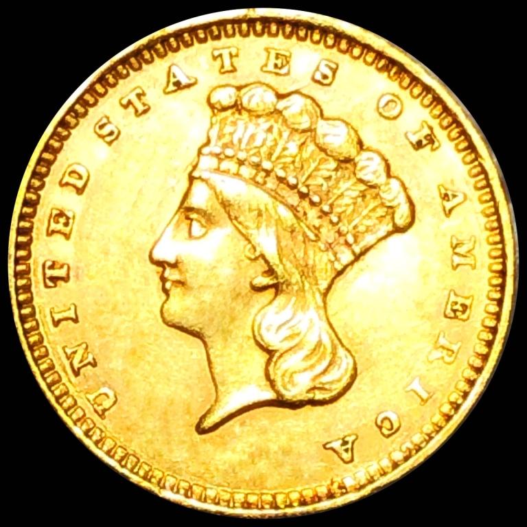 1858 Rare Gold Dollar UNCIRCULATED (1 of 2)