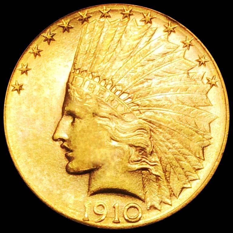 1910-D $10 Gold Eagle UNCIRCULATED (1 of 2)